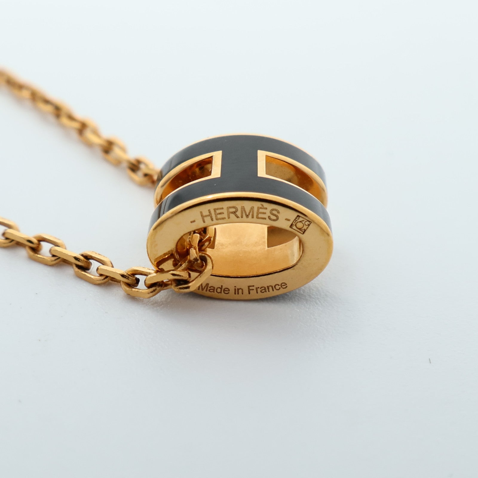 HERMES 金屬Mini Pop H項鍊