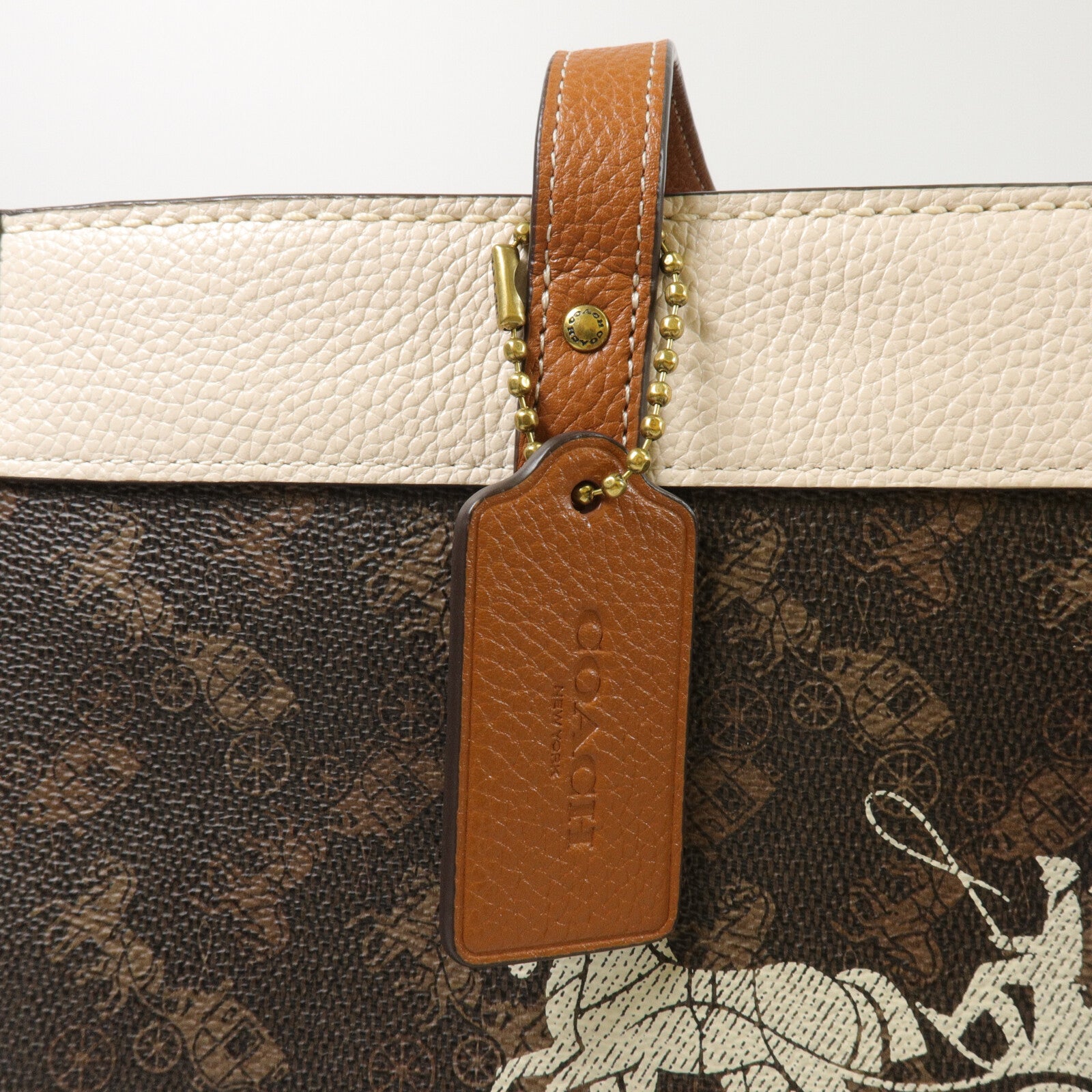 COACH 塗層帆布Field Tote手挽袋