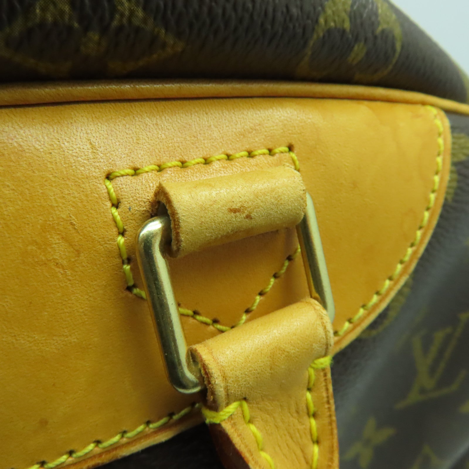 LOUIS VUITTON 【清倉大減價】Monogram Trouville金扣手挽袋啡色