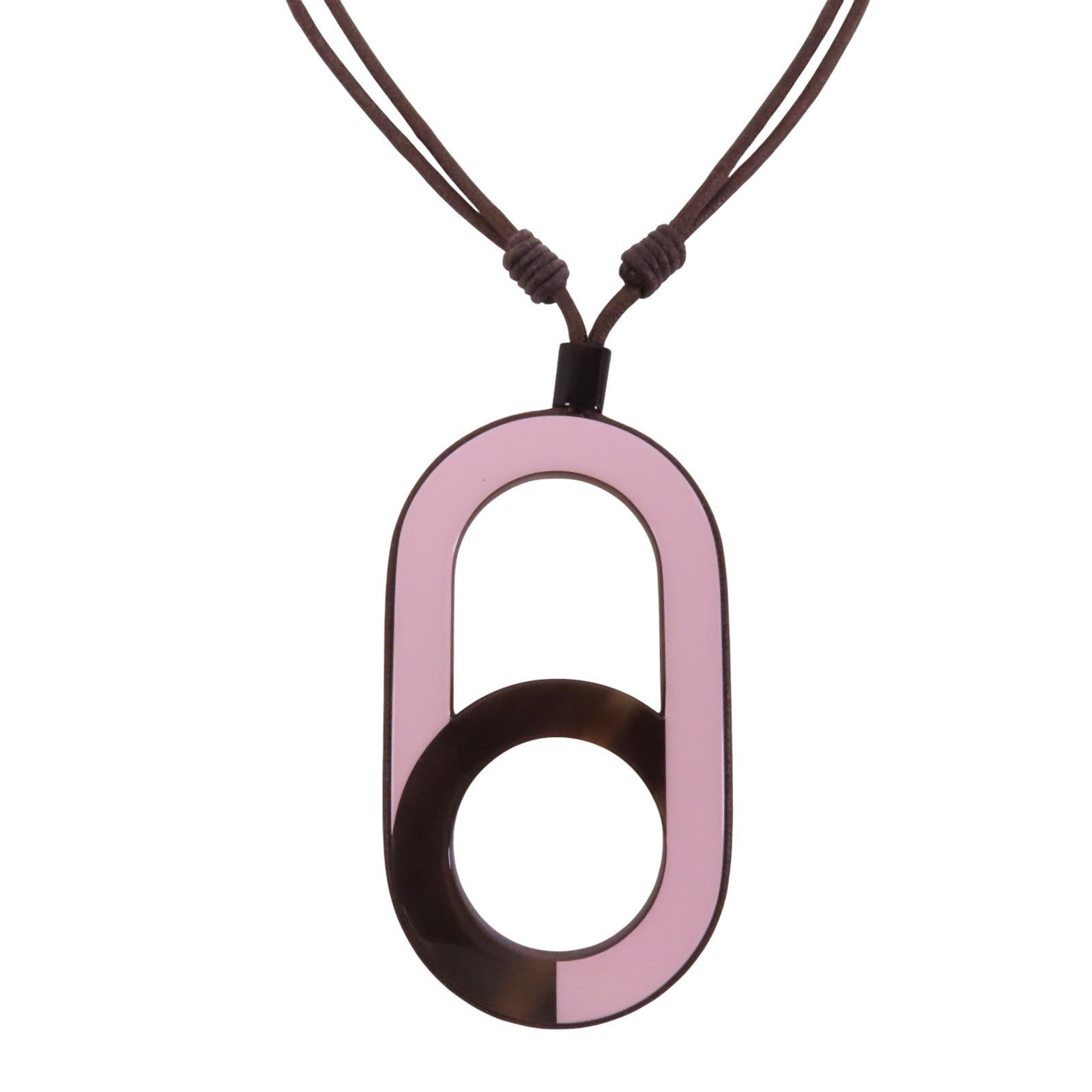 HERMES 水牛角Leillian Plus House Necklace項鏈