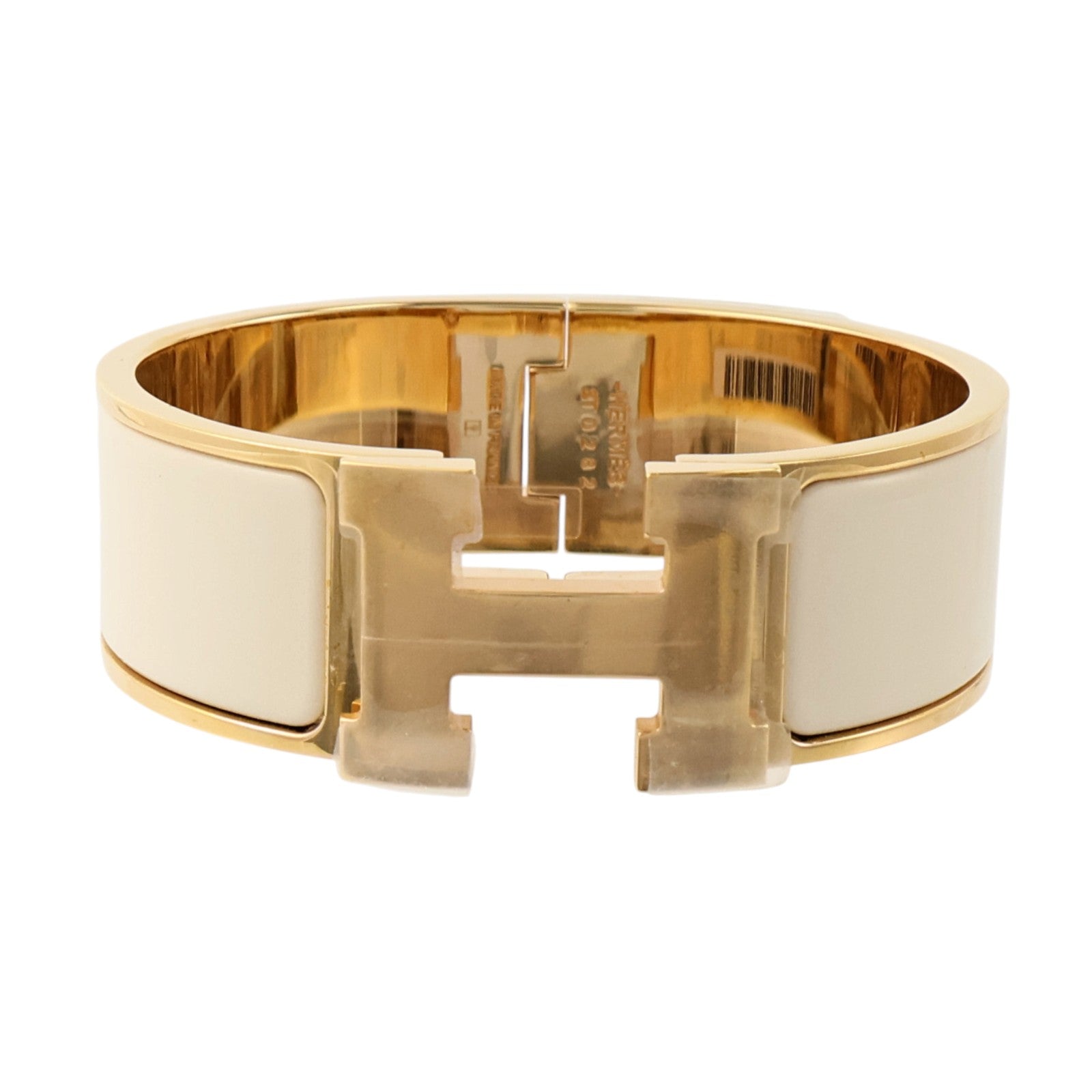 HERMES 金屬/琺瑯Clic-Clac H Bangle手鐲