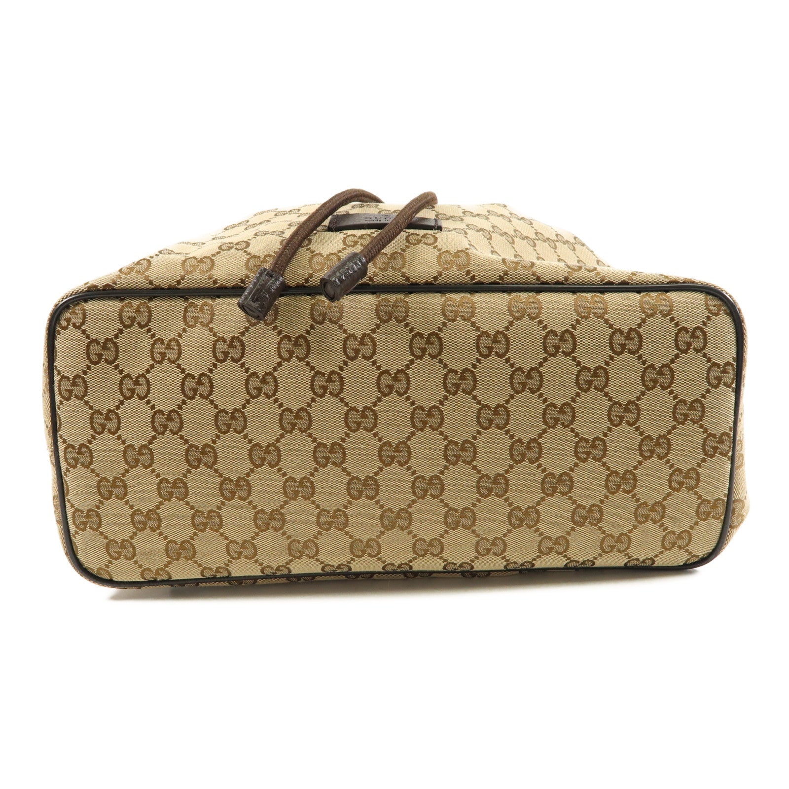 GUCCI 帆布Backpack銀扣背包