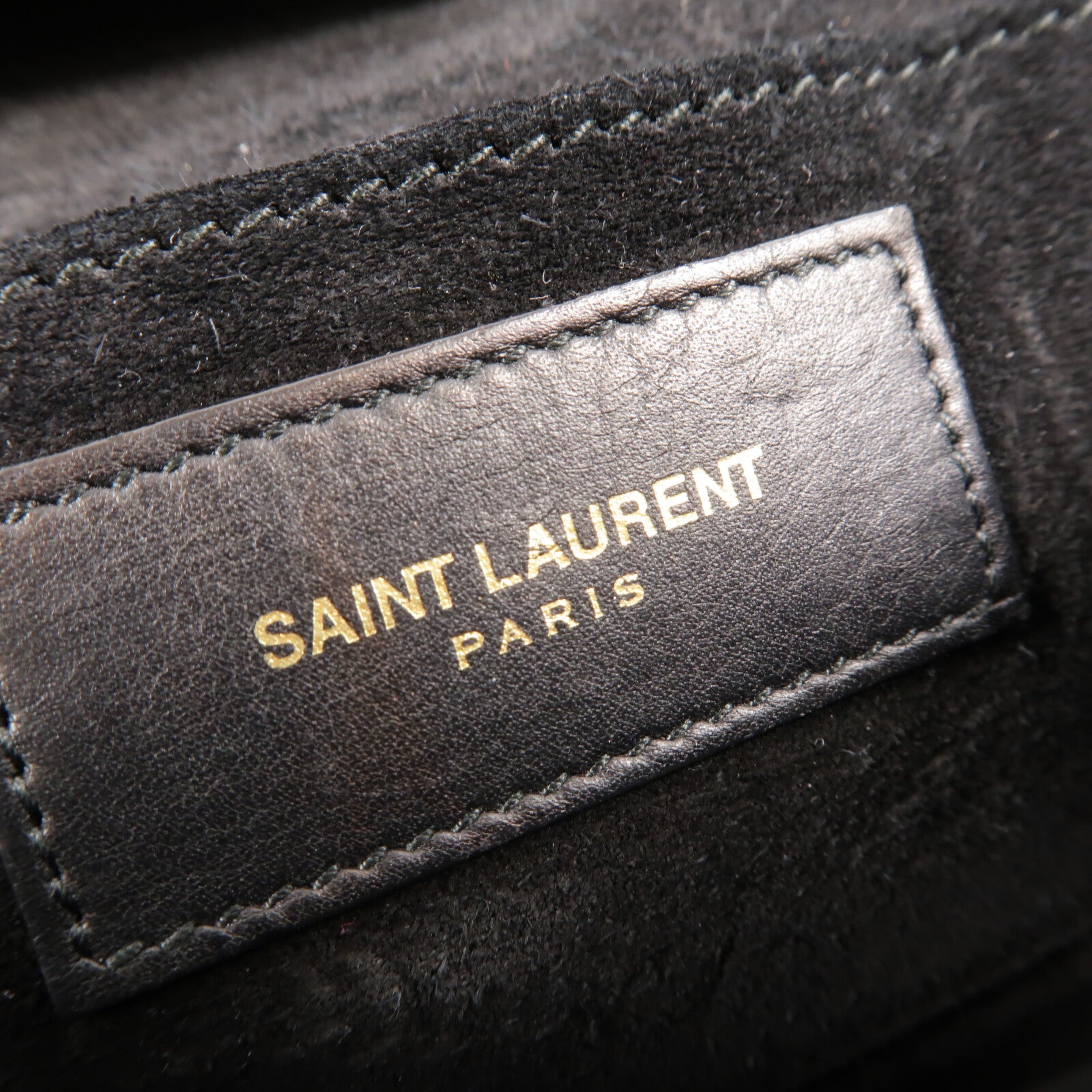 YVES SAINT LAURENT 牛皮皮革Chain Bag鏈帶肩背袋