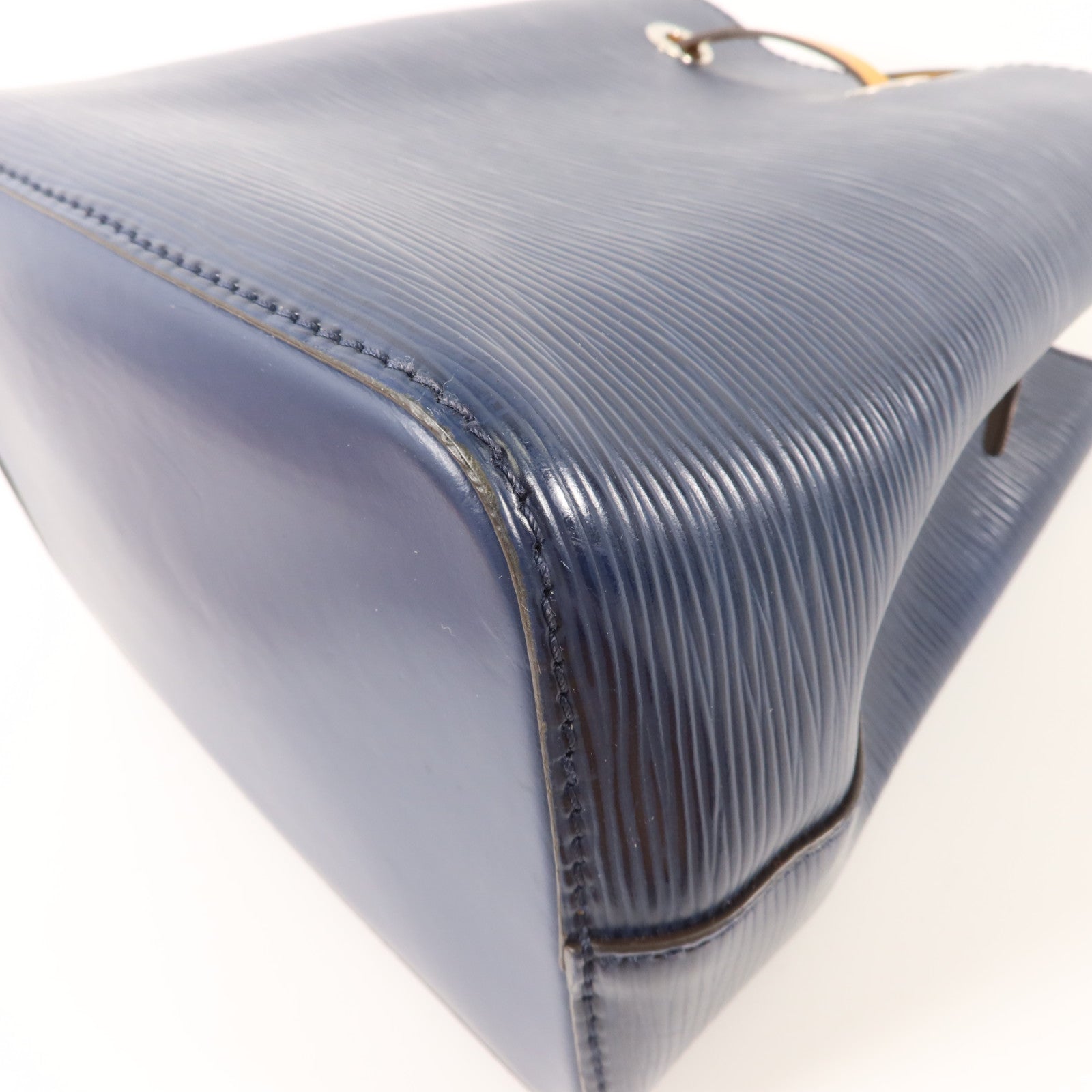 LOUIS VUITTON Epi Neo Noe BB銀扣手挽肩背兩用袋深藍色