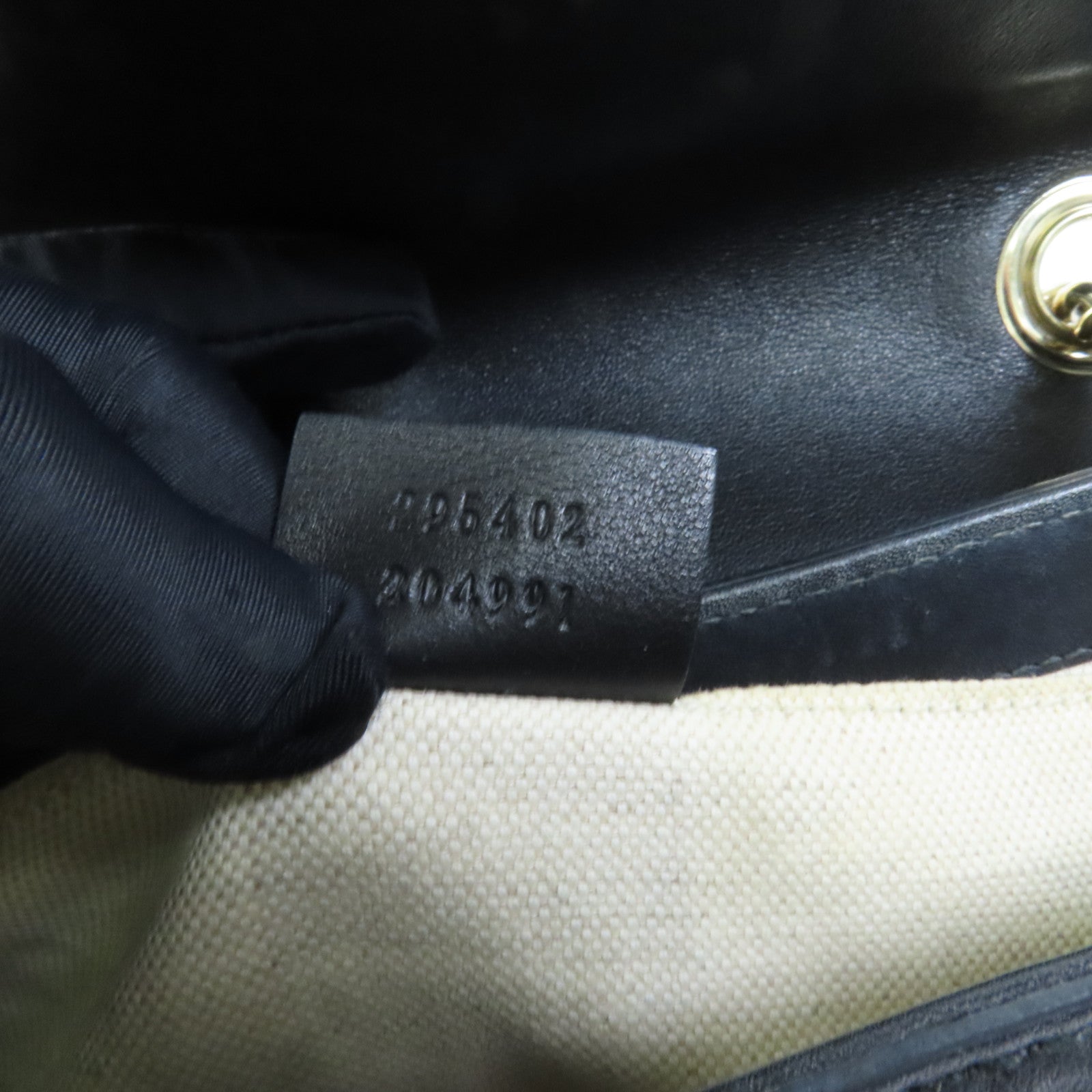 GUCCI 牛皮皮革Emily金扣鏈帶肩背袋