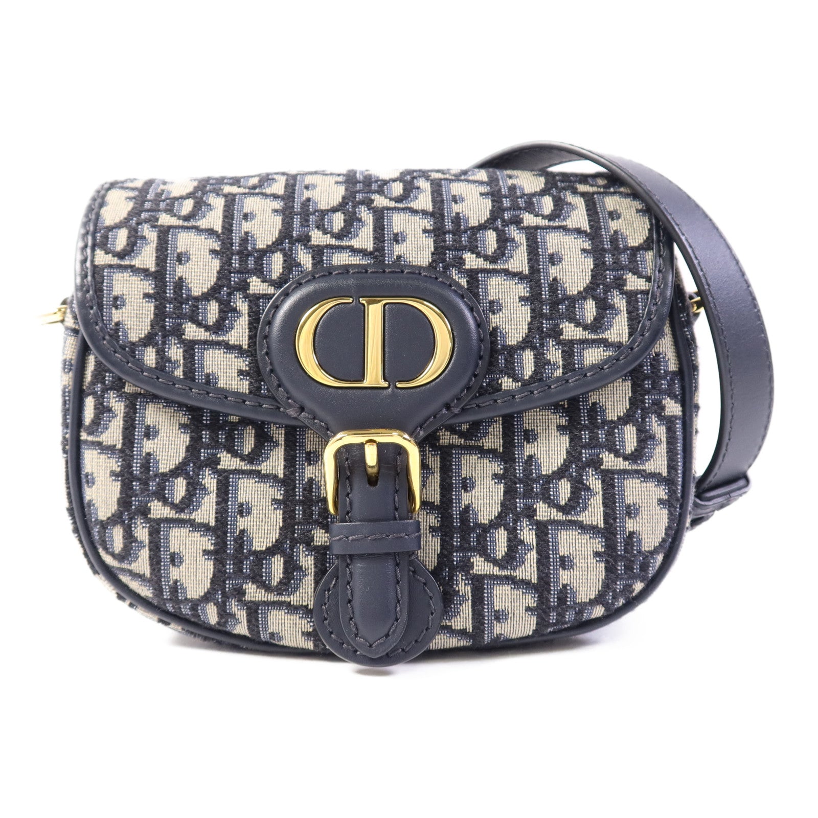Dior 帆布Mini Bobby金扣肩背袋
