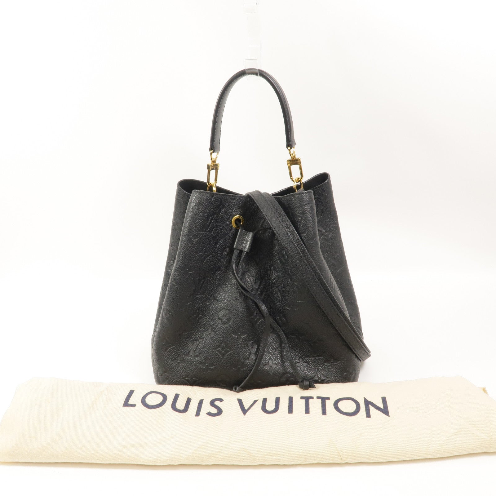LOUIS VUITTON Monogram Empreinte NeoNoe MM手挽肩背兩用袋