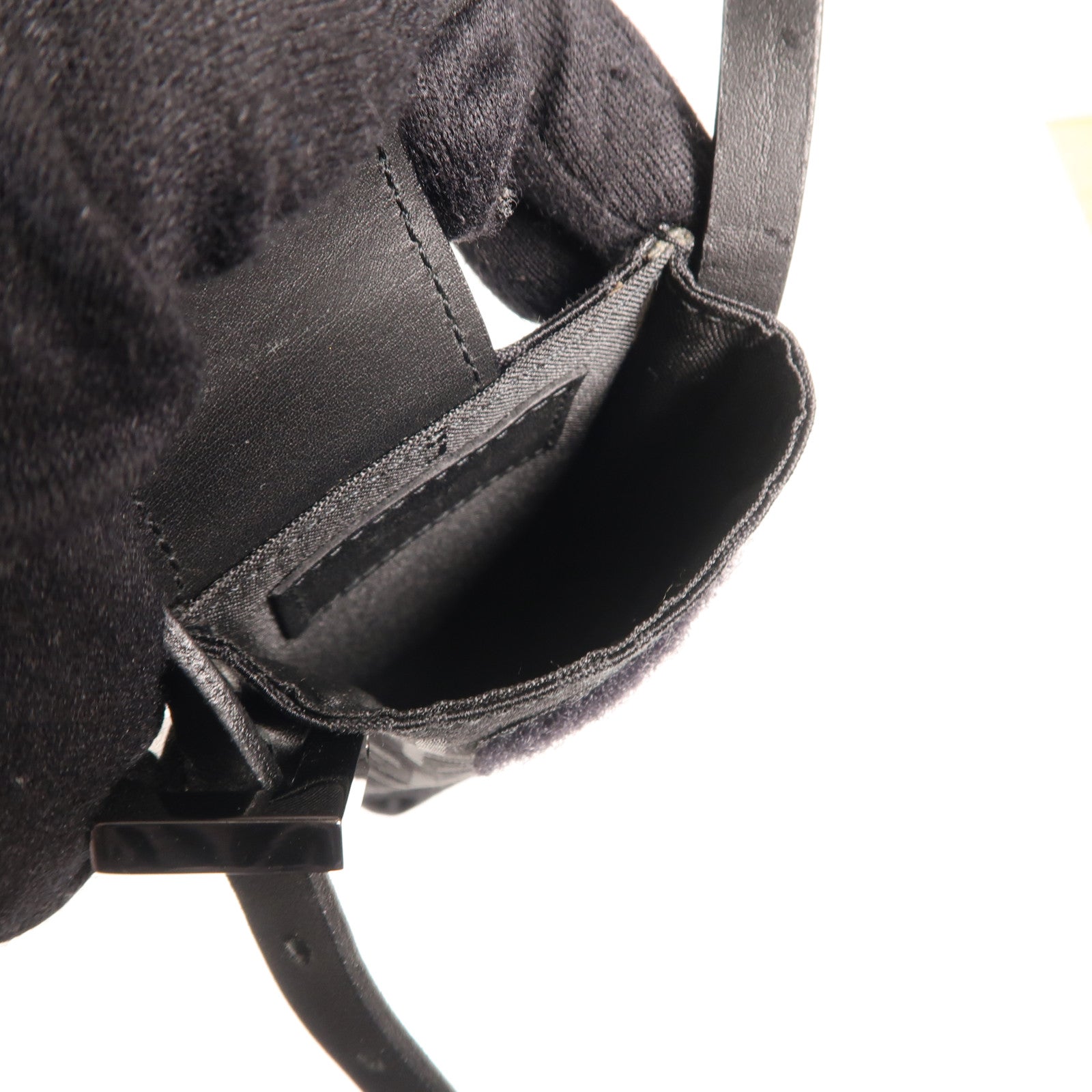 FENDI 帆布Zucchino Mini Handbag銀扣手挽袋