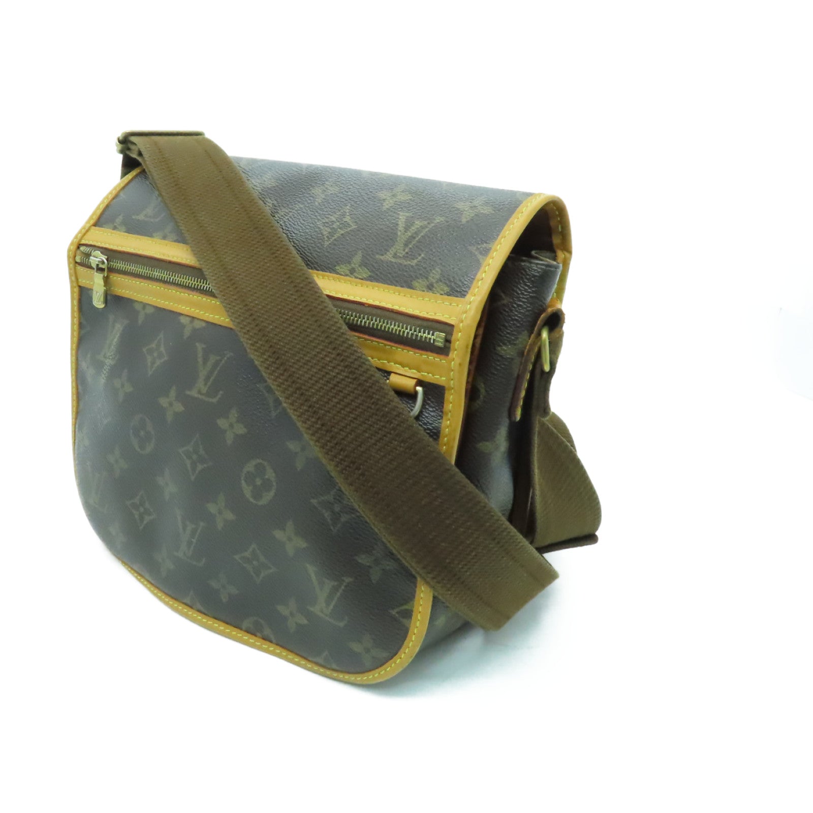 LOUIS VUITTON 【激減優惠】Monogram Messenger Bosphore PM金扣肩背袋啡色