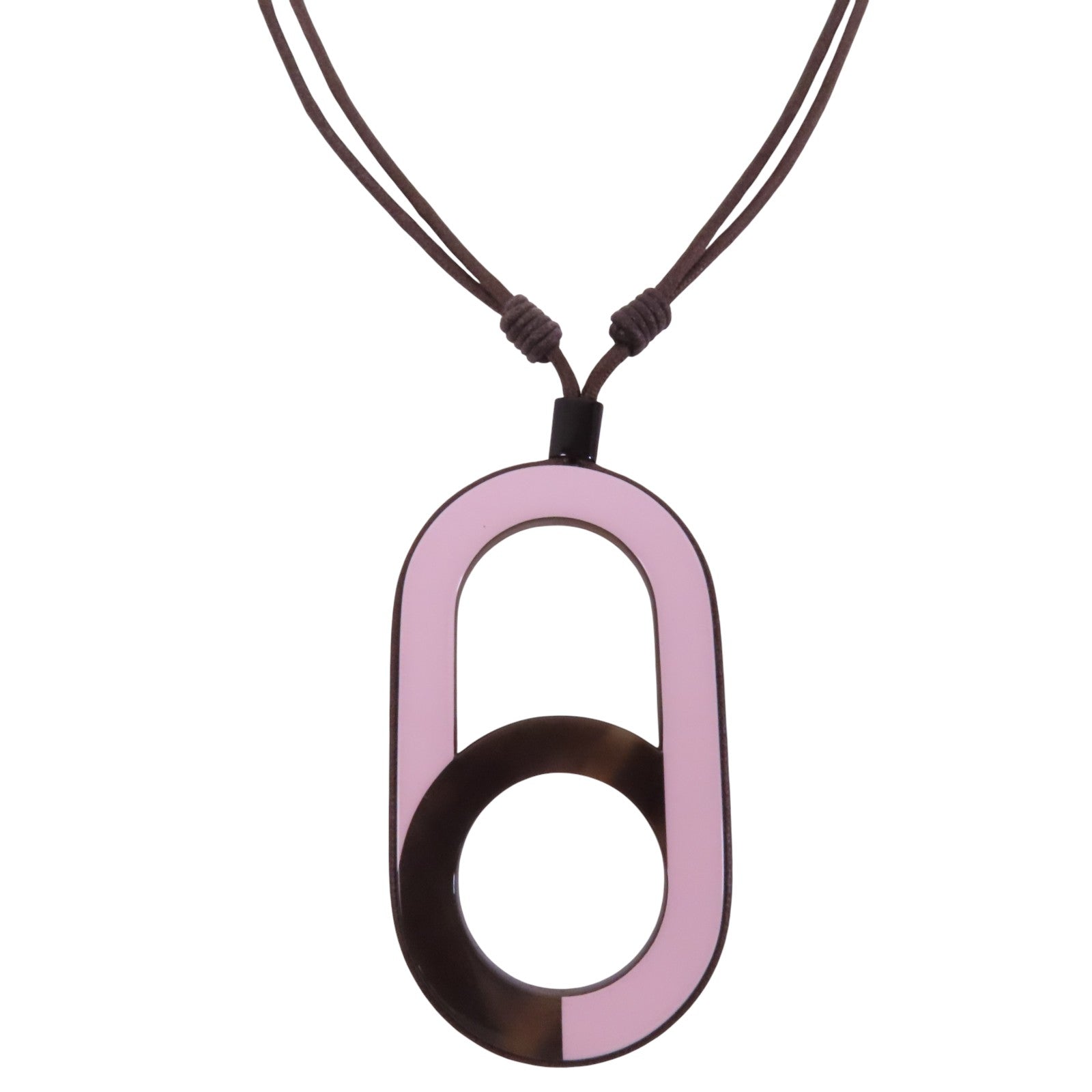 HERMES 水牛角Leillian Plus House Necklace項鏈