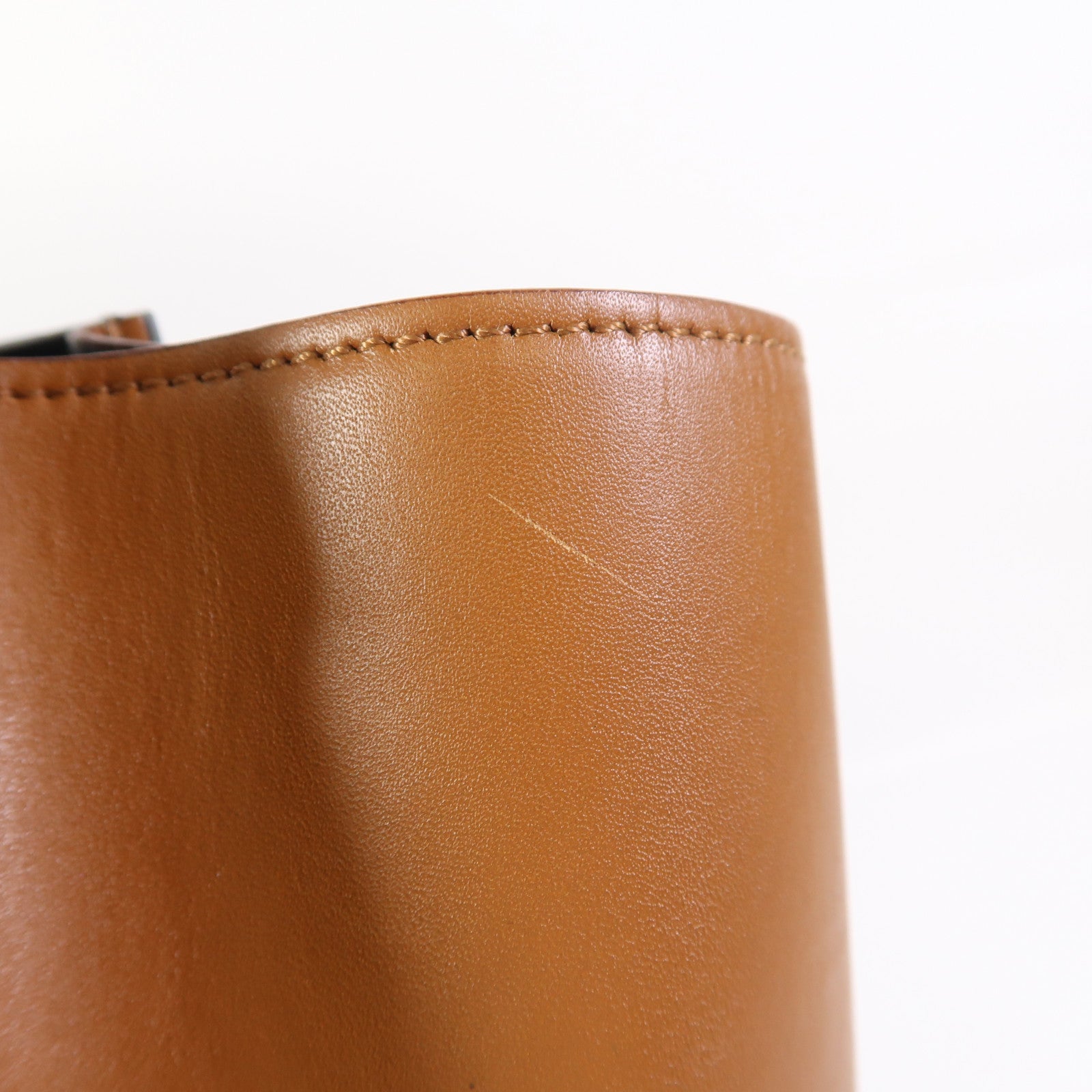 CELINE 牛皮皮革Micro Luggage金扣手挽袋