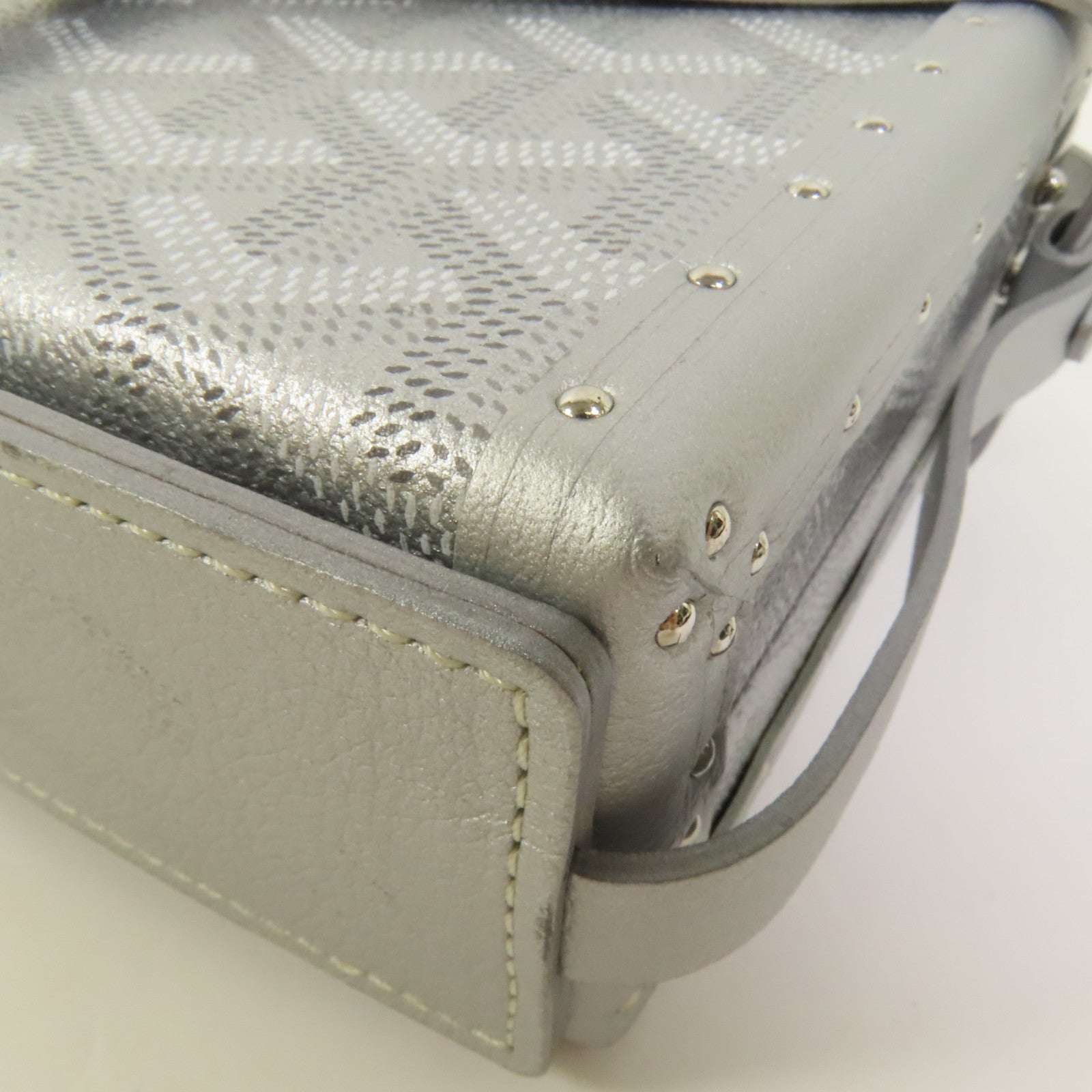 GOYARD 【激減優惠】塗層帆布Minaudiere Trunk肩背袋