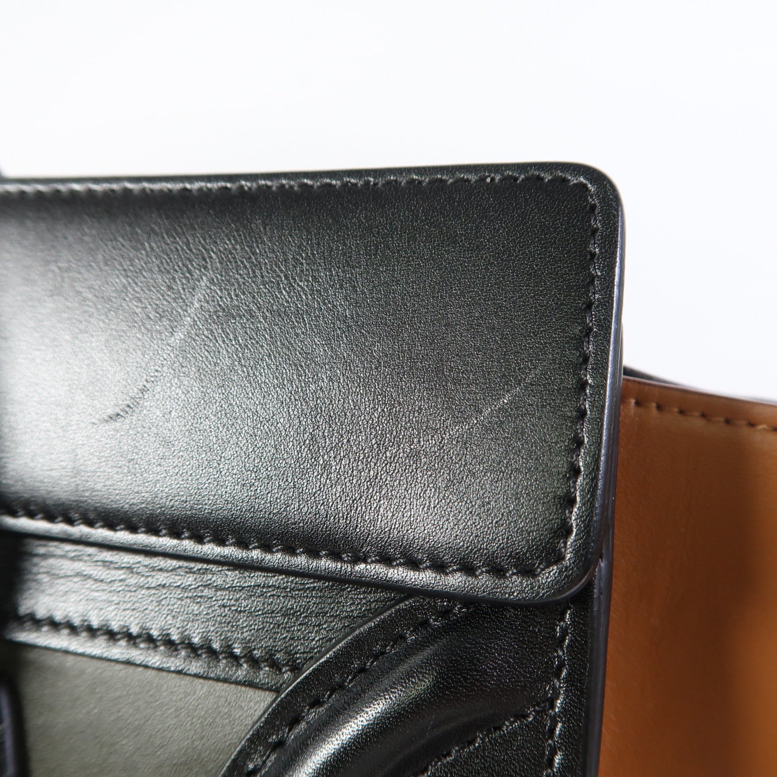 CELINE 牛皮皮革Micro Luggage金扣手挽袋