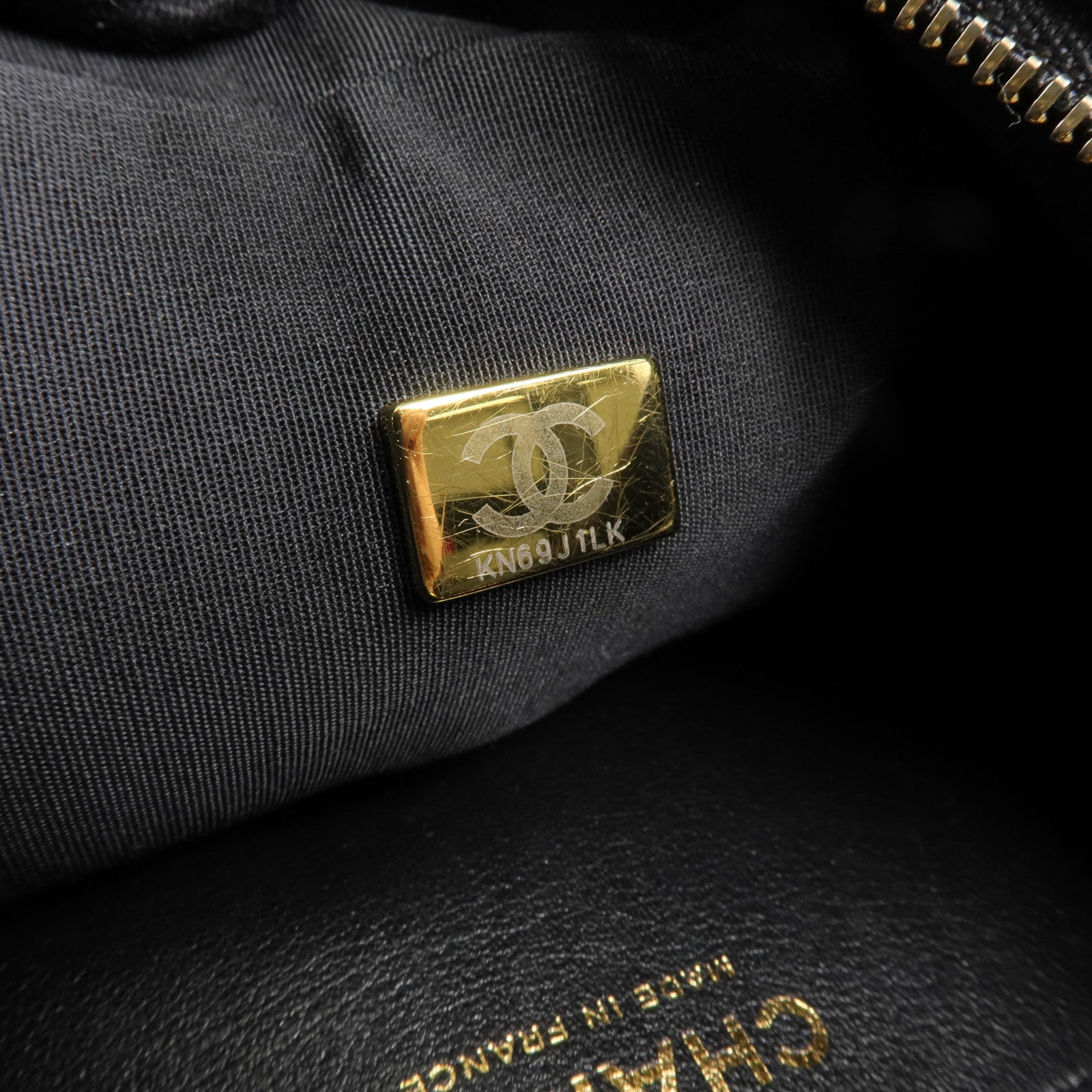 CHANEL 牛皮皮革Chain Shoulder Bag金扣鏈帶肩背袋