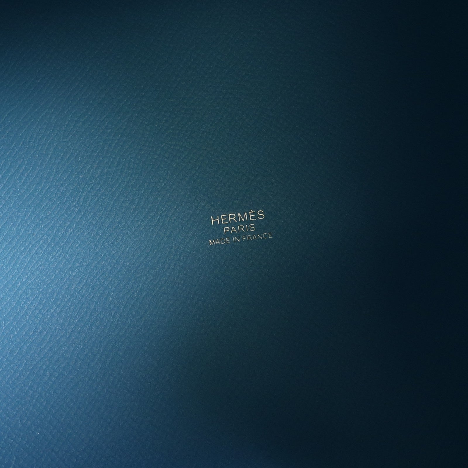 HERMES Epsom皮革Picotin MM銀扣手挽袋Bleu Du Nord