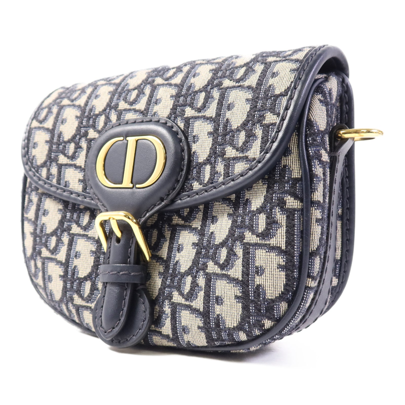 Dior 帆布Mini Bobby金扣肩背袋