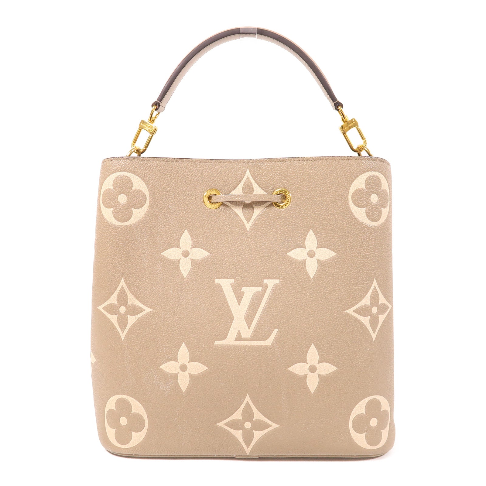 LOUIS VUITTON LV GHW NeoNoe MM 2 Way Shoulder Bag M45555 Monogram Empreinte Grey