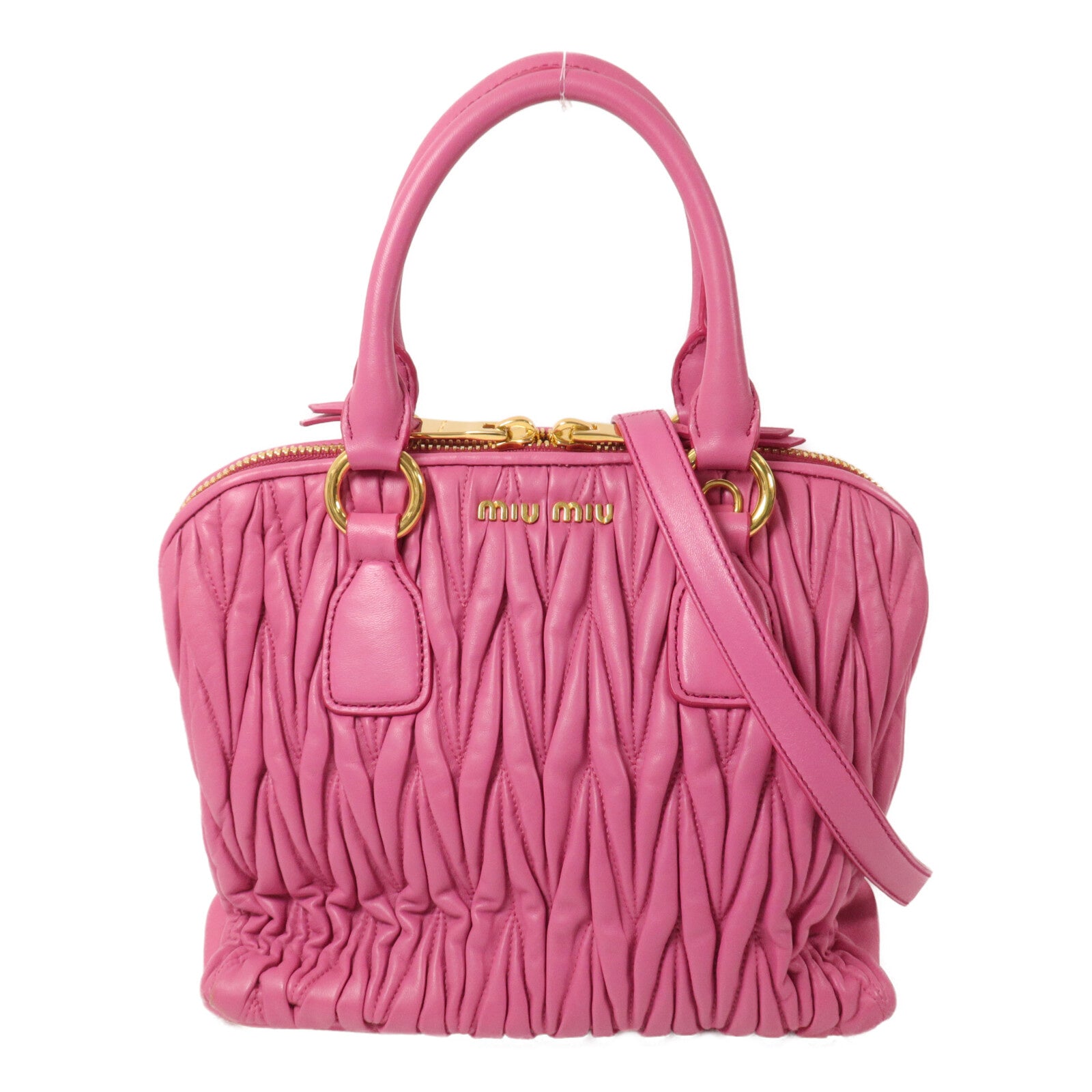 Miu Miu 羊皮皮革Shoulder Bag手挽肩背兩用袋