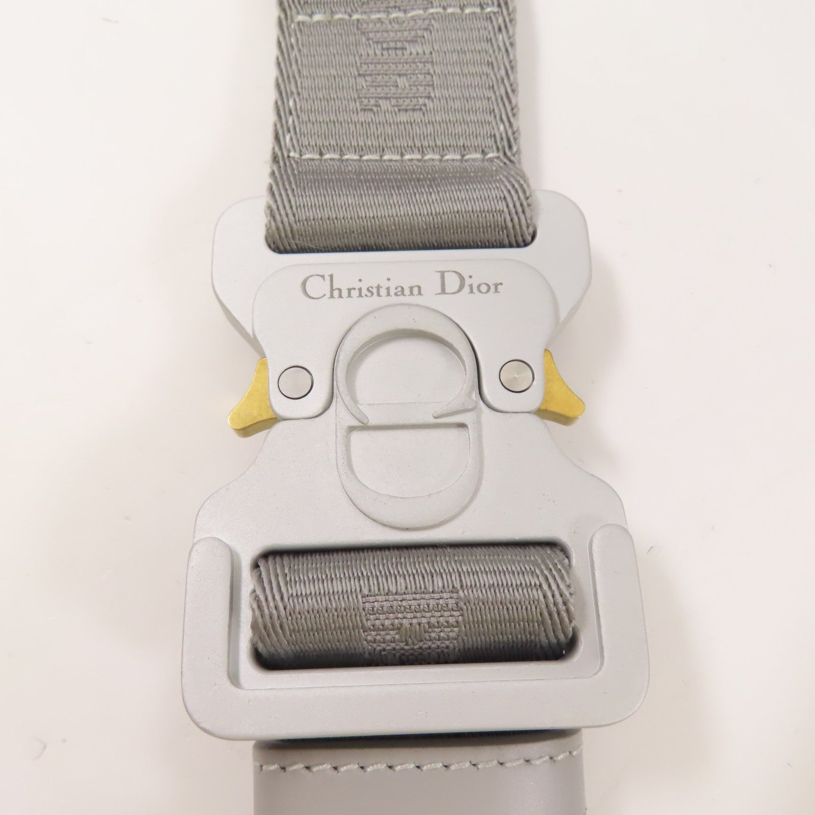 Dior 塗層帆布Shoulder Bag銀扣肩背袋