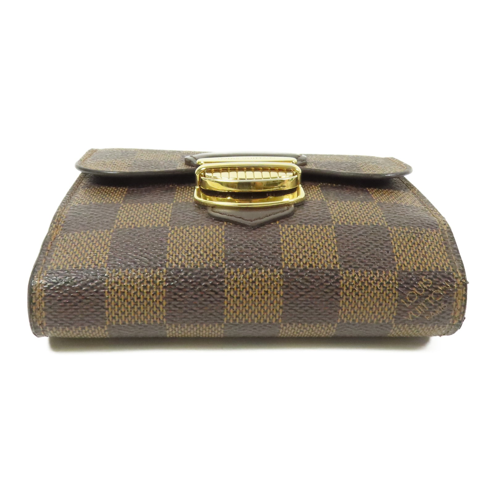 LOUIS VUITTON Damier Joey Wallet金扣錢包
