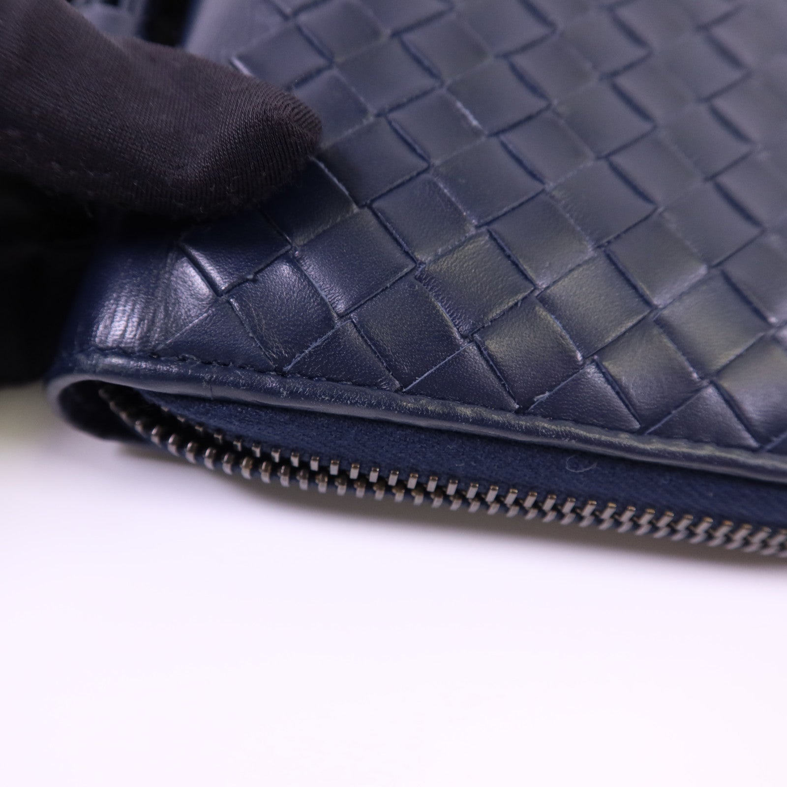 BOTTEGA VENETA 牛皮皮革 Long Round Wallet長錢包