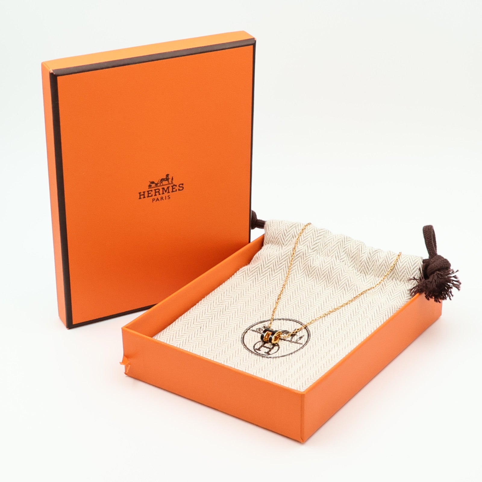 HERMES 金屬Mini Pop H項鍊