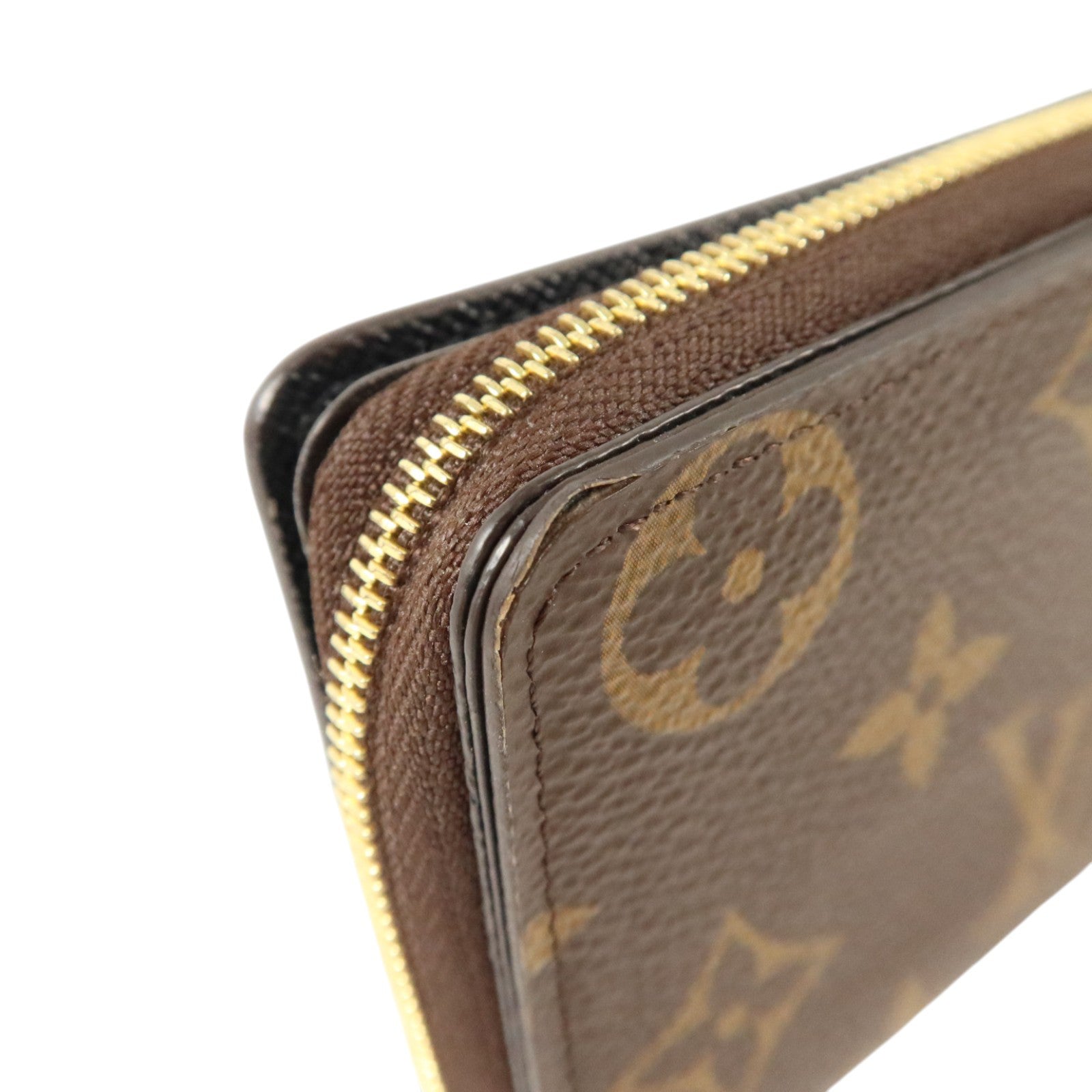 LOUIS VUITTON Monogram/Monogram Reverse Lou Wallet金扣錢包