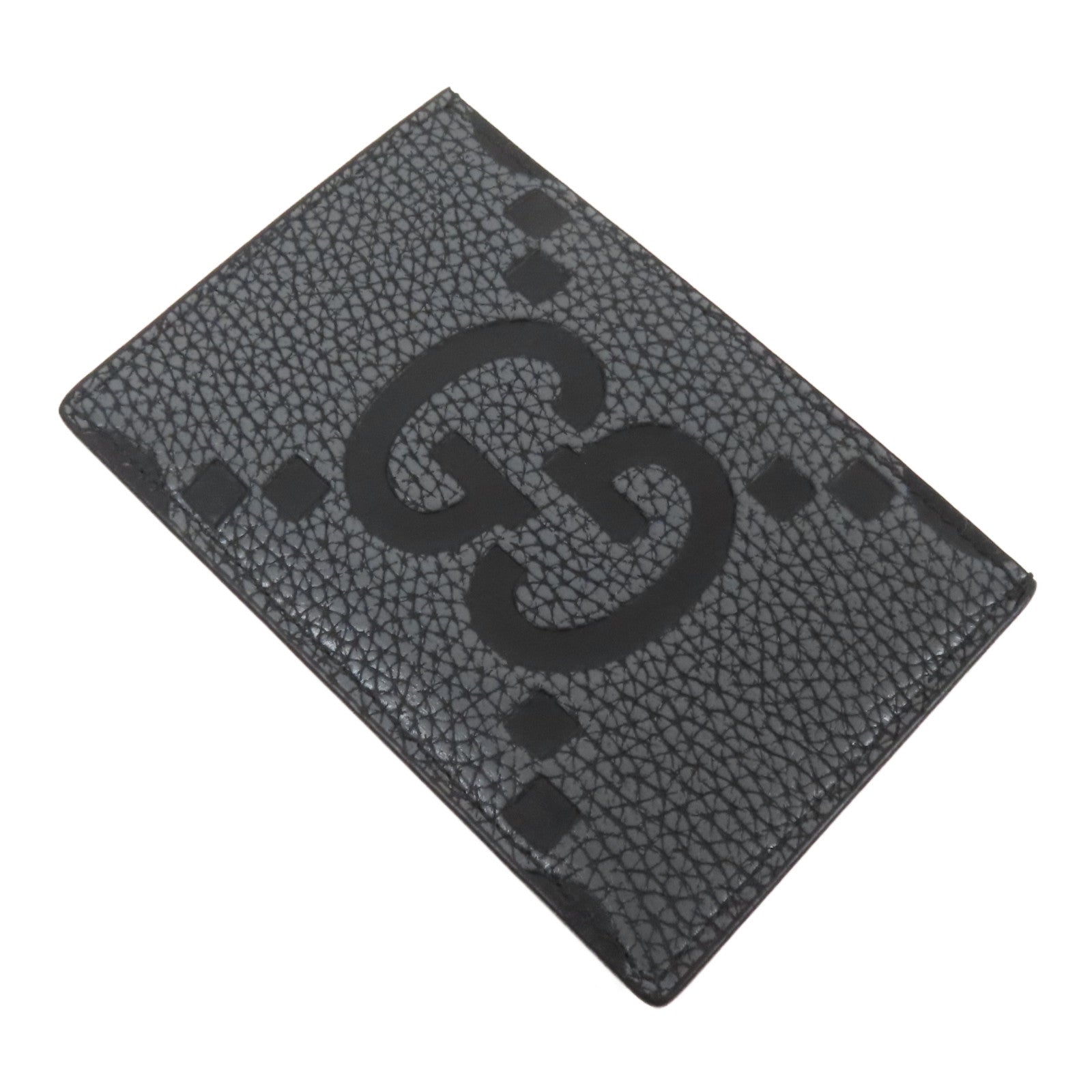 GUCCI 牛皮皮革Men's GG Logo Card Case片套