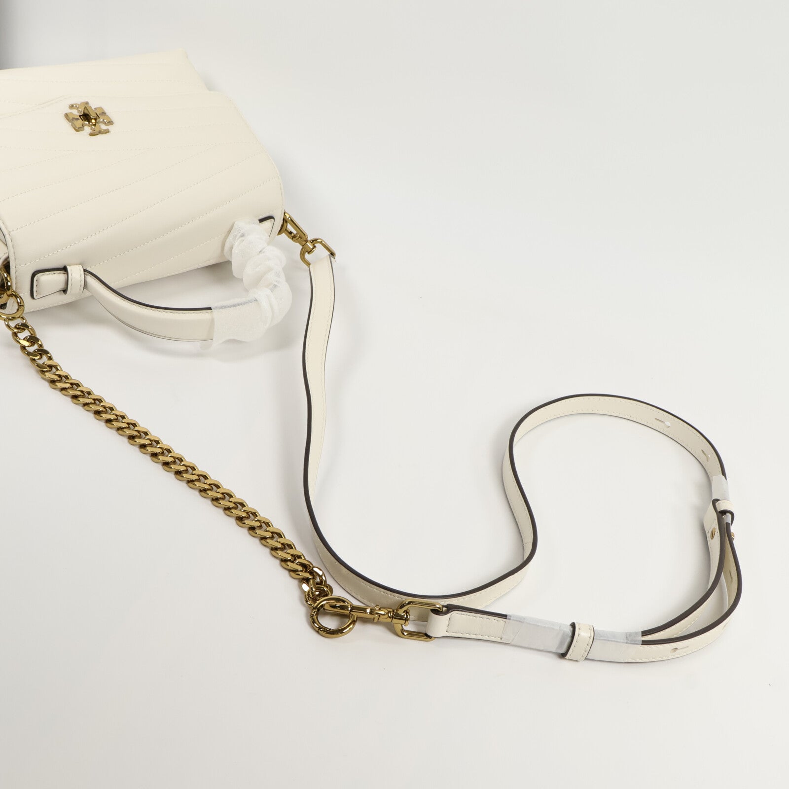 Tory Burch 牛皮皮革Kira Chevron Top Handle手挽肩背兩用袋