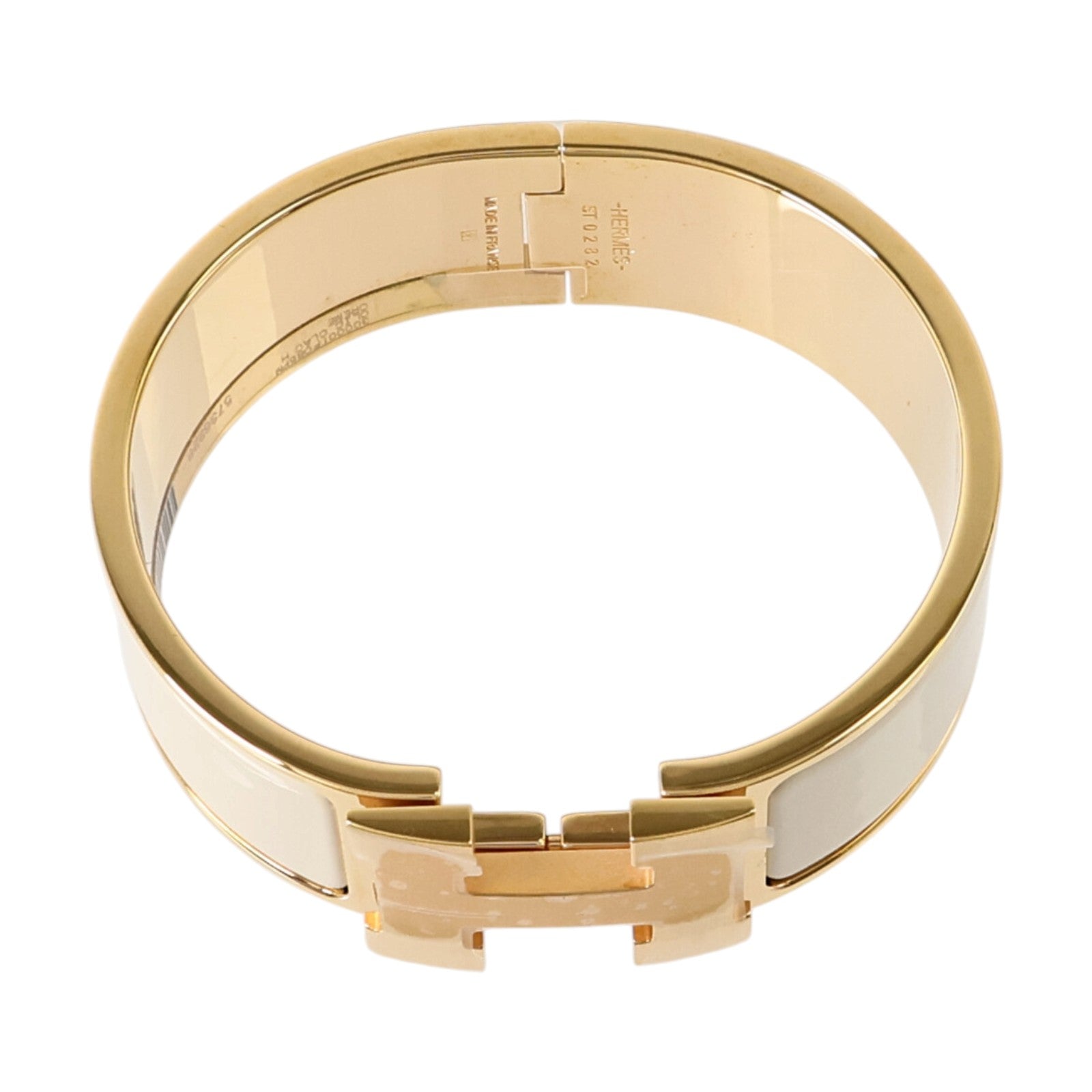 HERMES 金屬/琺瑯Clic-Clac H Bangle手鐲