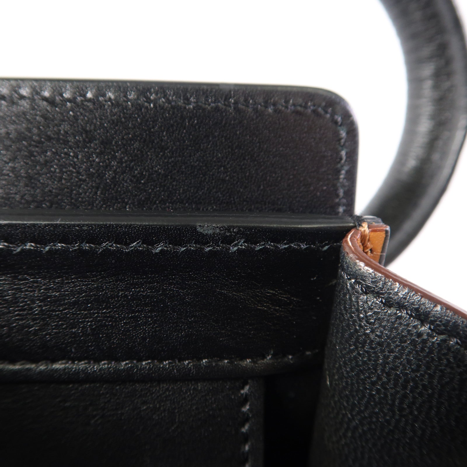 CELINE 牛皮皮革Micro Luggage金扣手挽袋