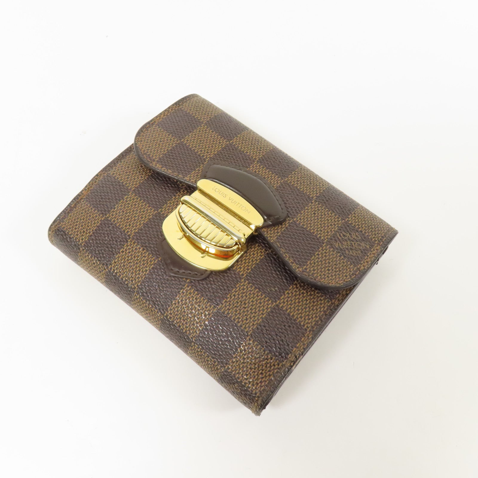 LOUIS VUITTON Damier Joey Wallet金扣錢包