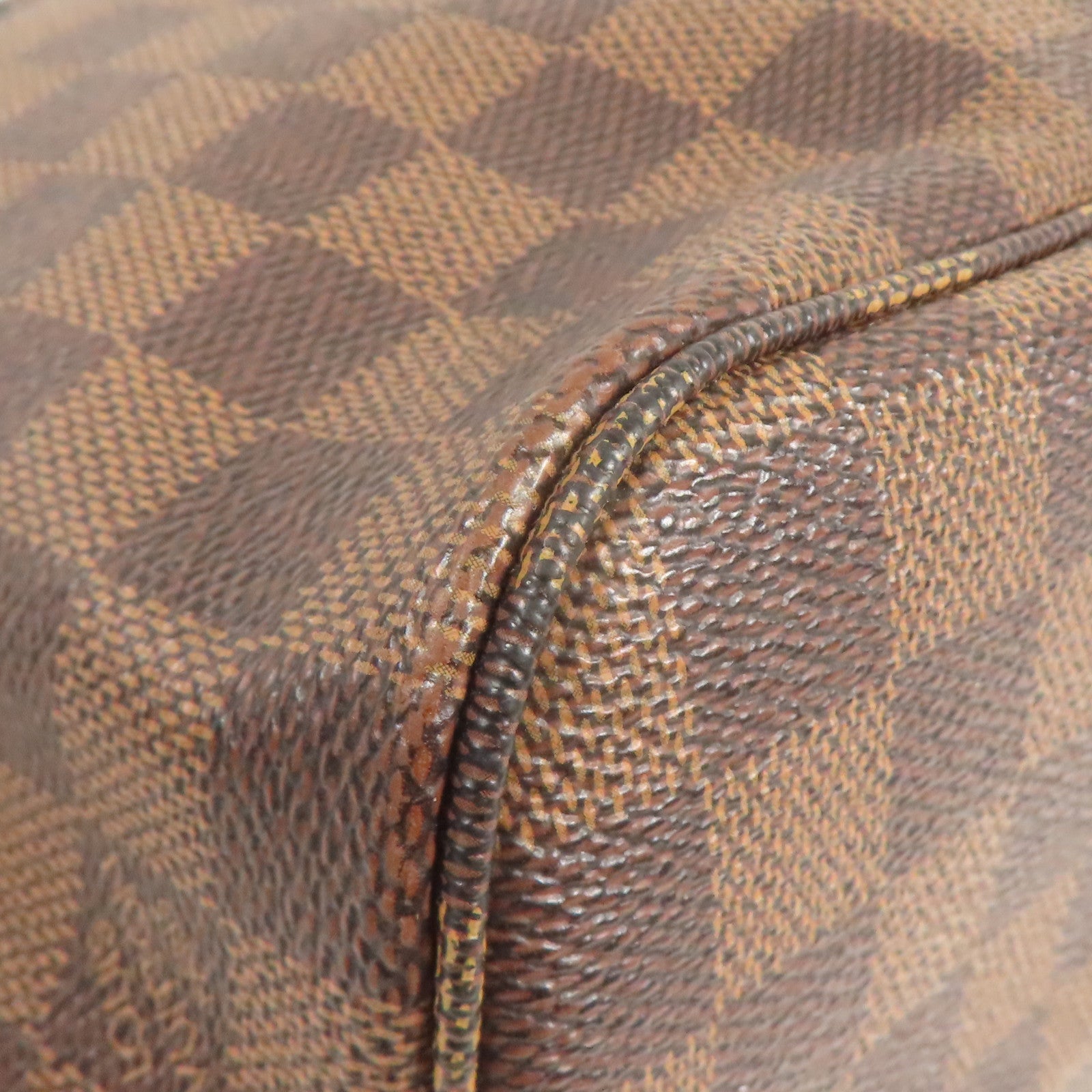 LOUIS VUITTON LV GHW Neverfull PM Tote Bag M40155 Damier Ebene Brown