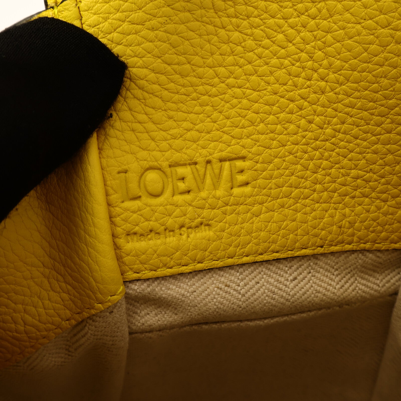 LOEWE 牛皮皮革Hammock Mini手挽肩背兩用袋
