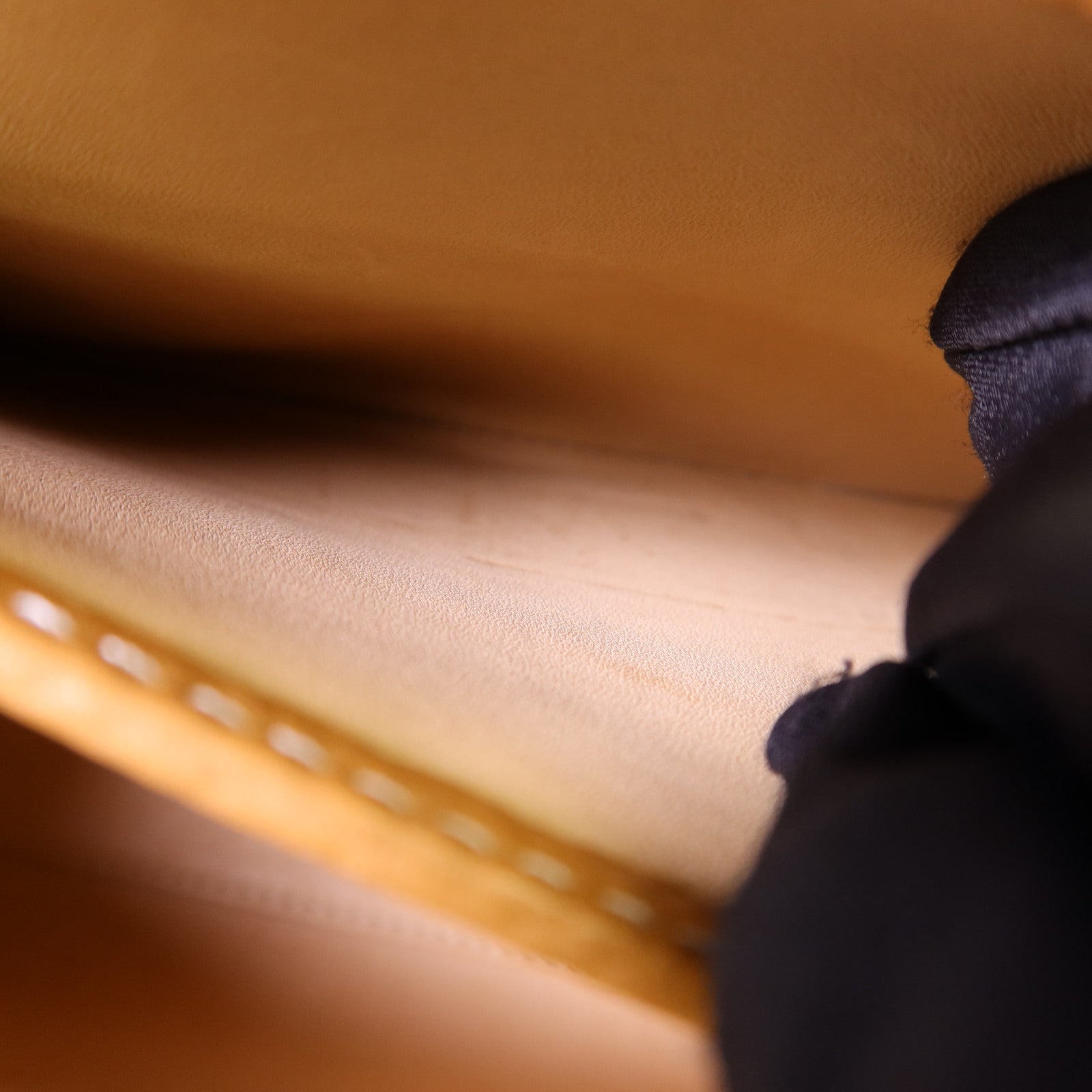 Delvaux 牛皮皮革Tempete PM金扣手挽肩背兩用袋