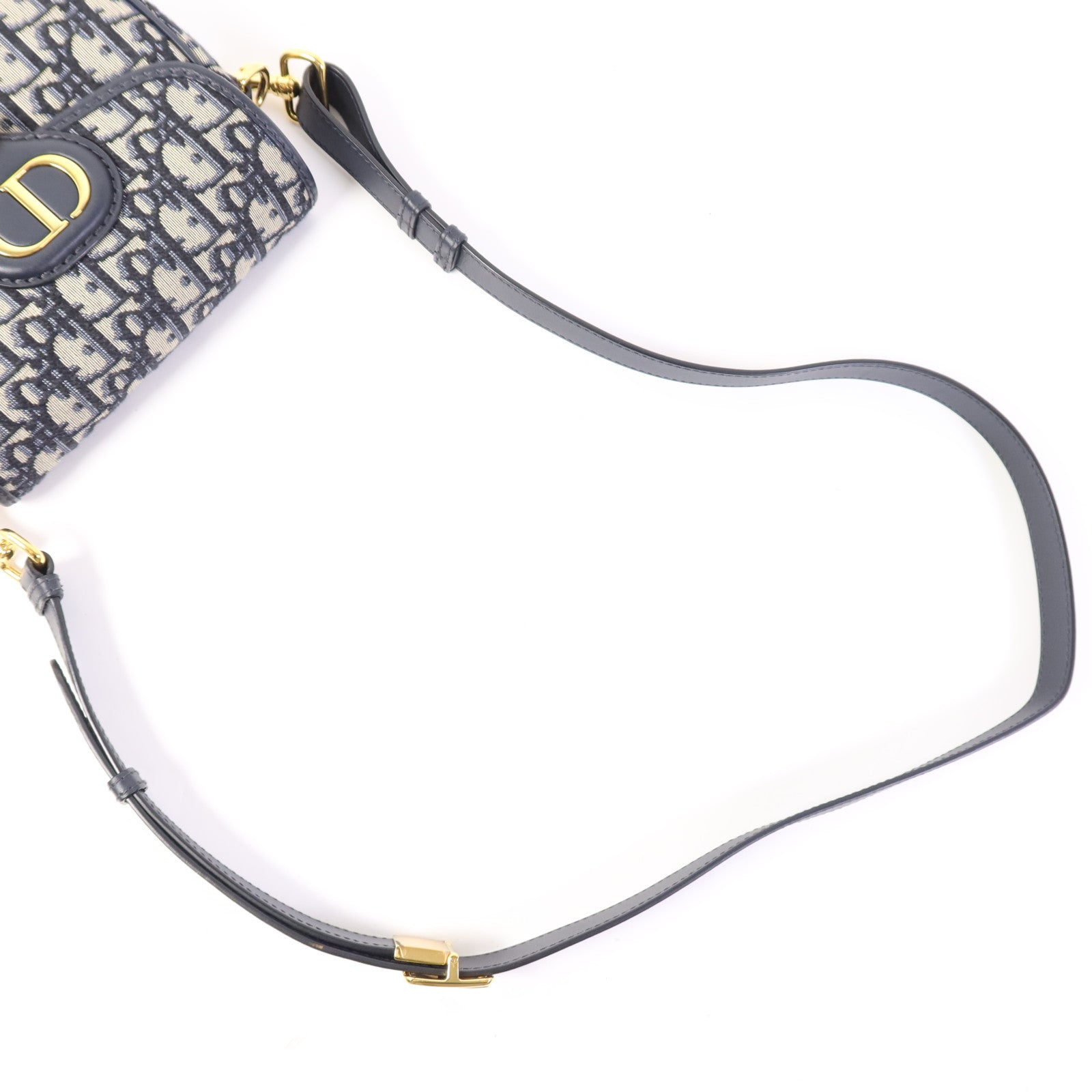 Dior 帆布Mini Bobby金扣肩背袋