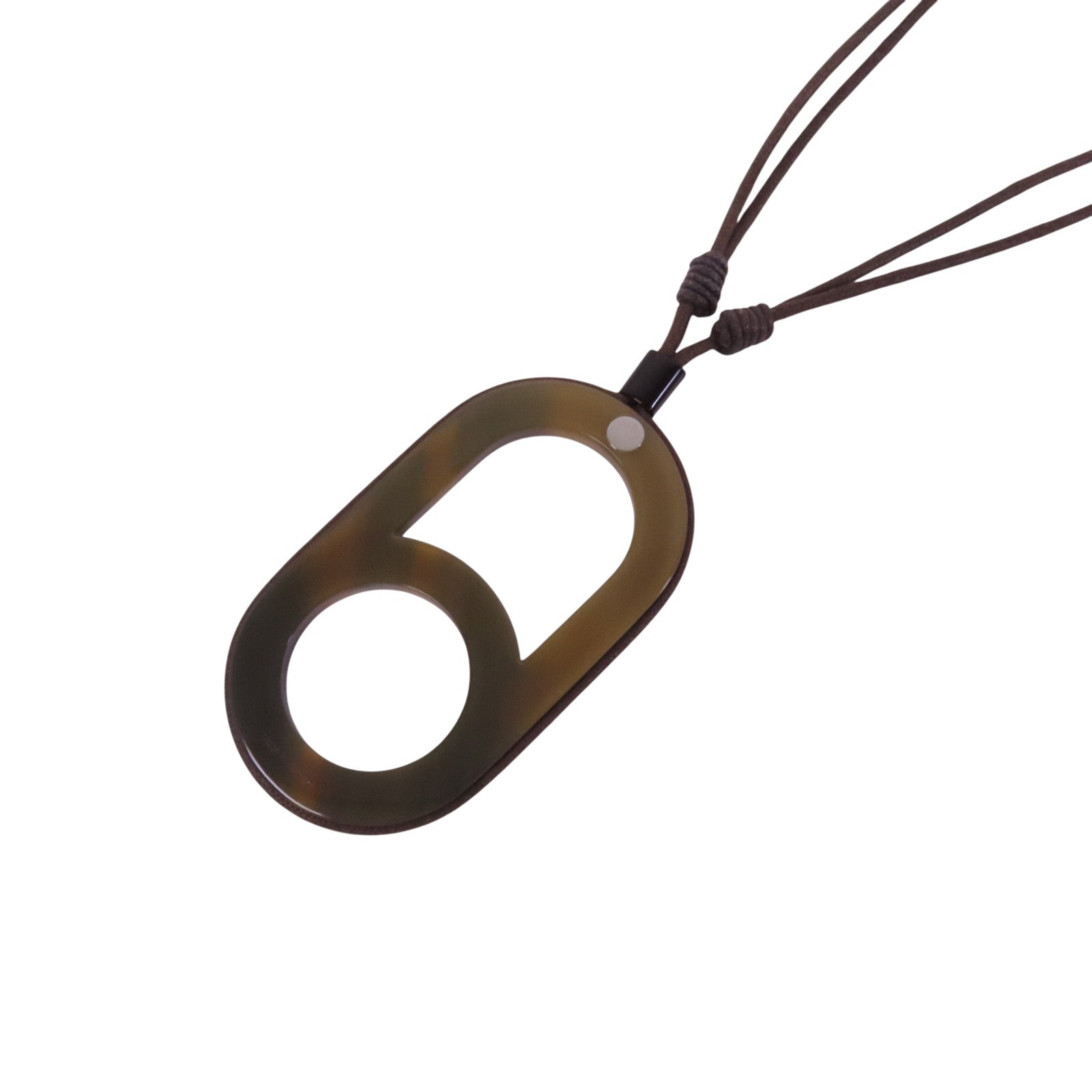 HERMES 水牛角Leillian Plus House Necklace項鏈