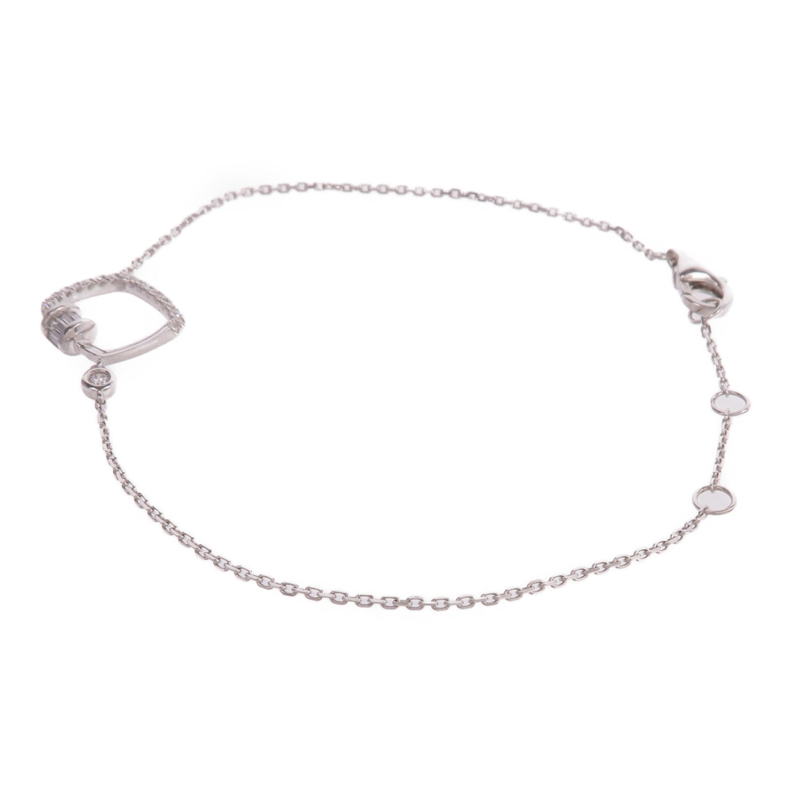 JEWELRY 【激減優惠】18K白金Diamond Bracelet鑽石手鏈