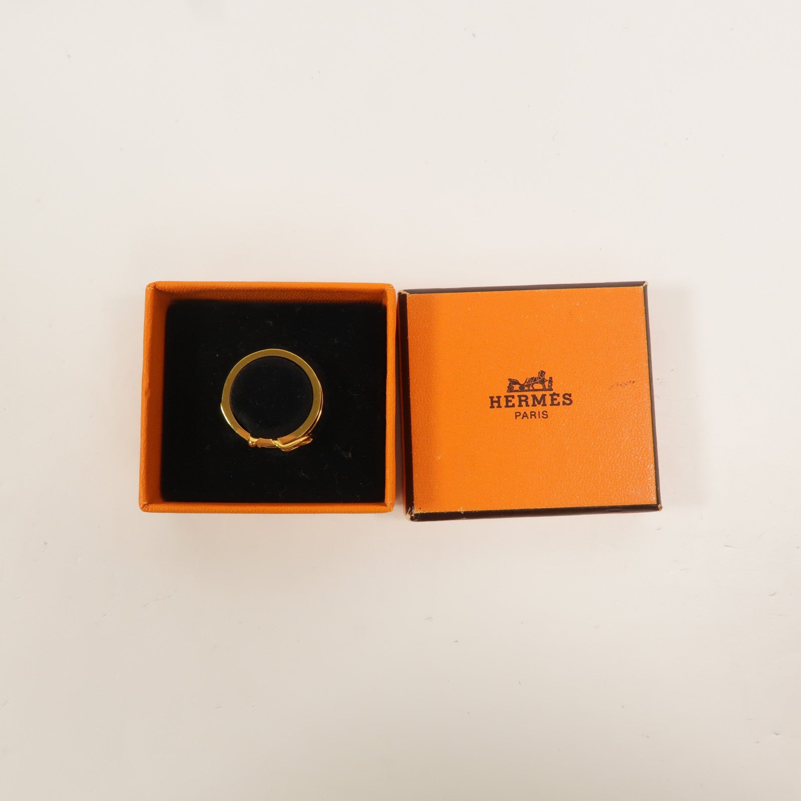 HERMES 金屬Belt Motif Scarf Ring絲巾扣