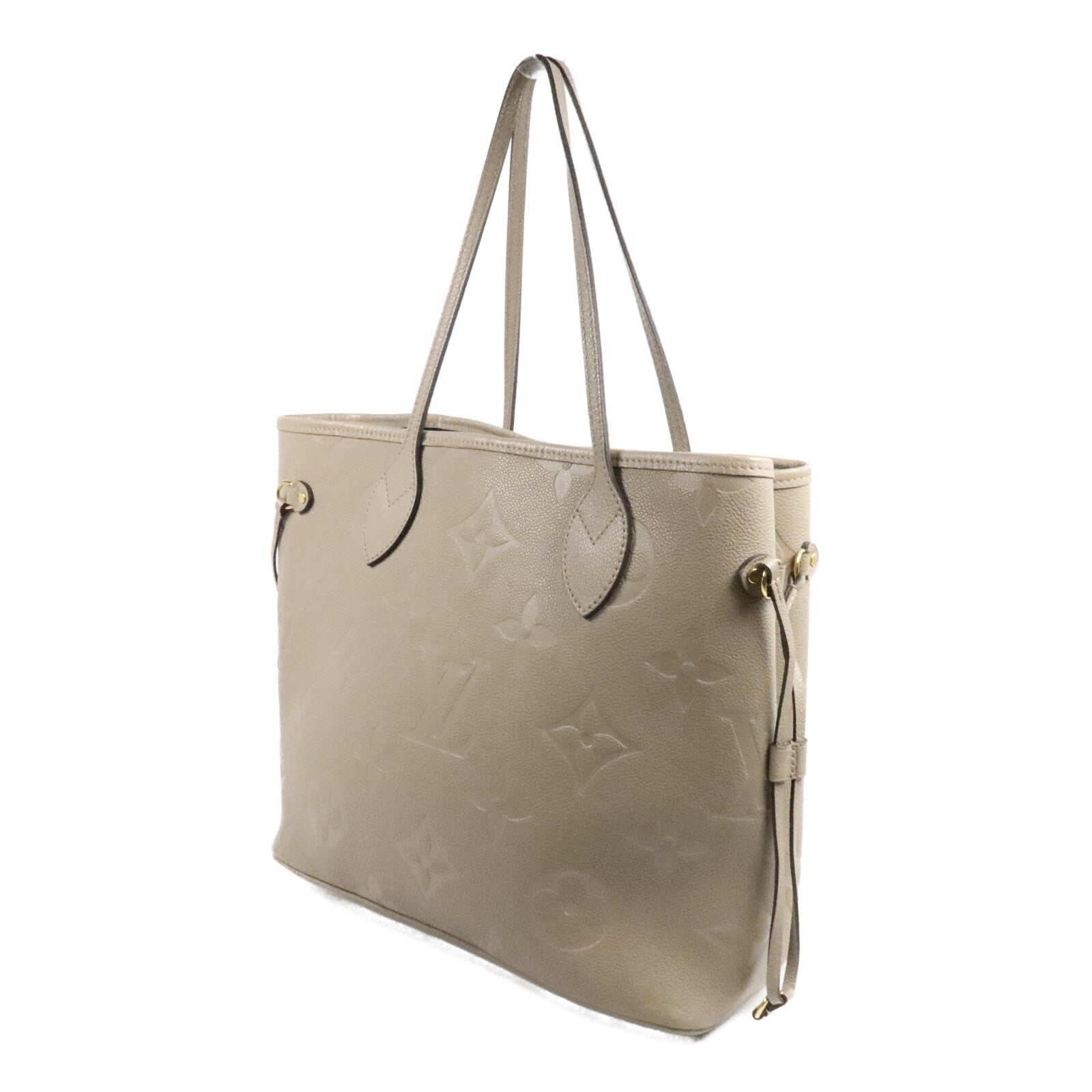 LOUIS VUITTON Monogram Empreinte Neverfull MM肩背袋