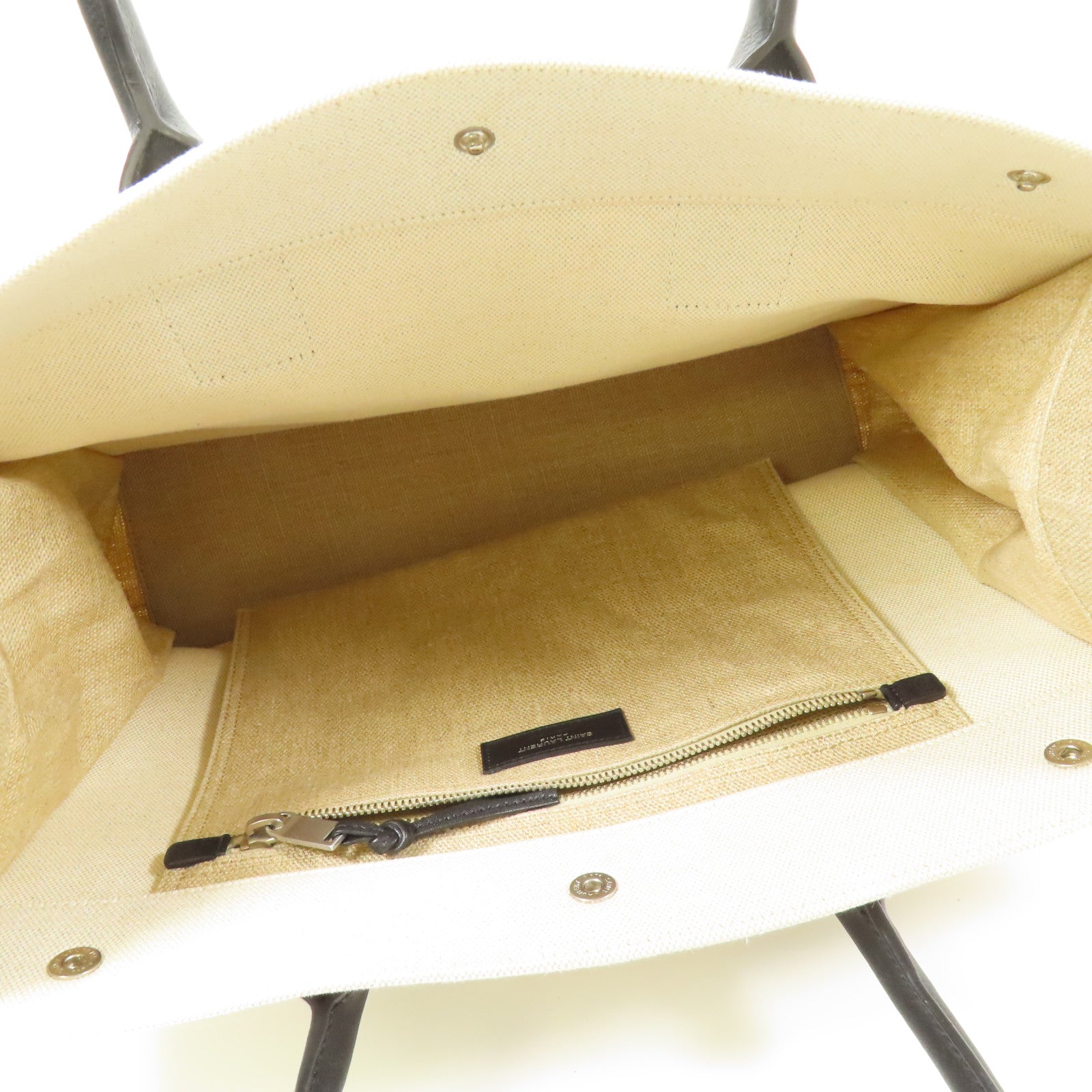 SAINT LAURENT 帆布Rive Gauche Tote手挽袋