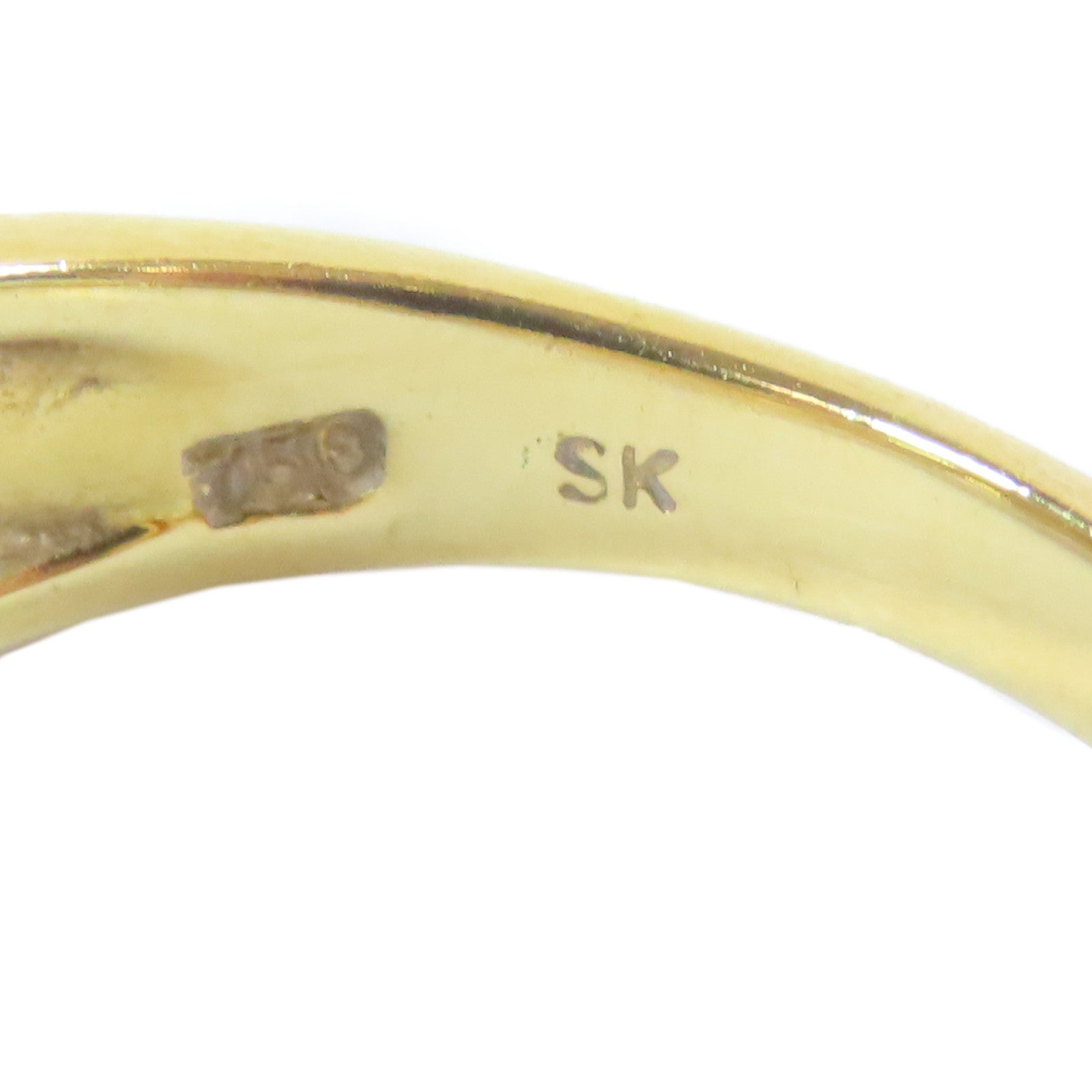 JEWELRY 【激減優惠】18K黃金Diamond Ring0.41ct鑽石戒指US#4.75