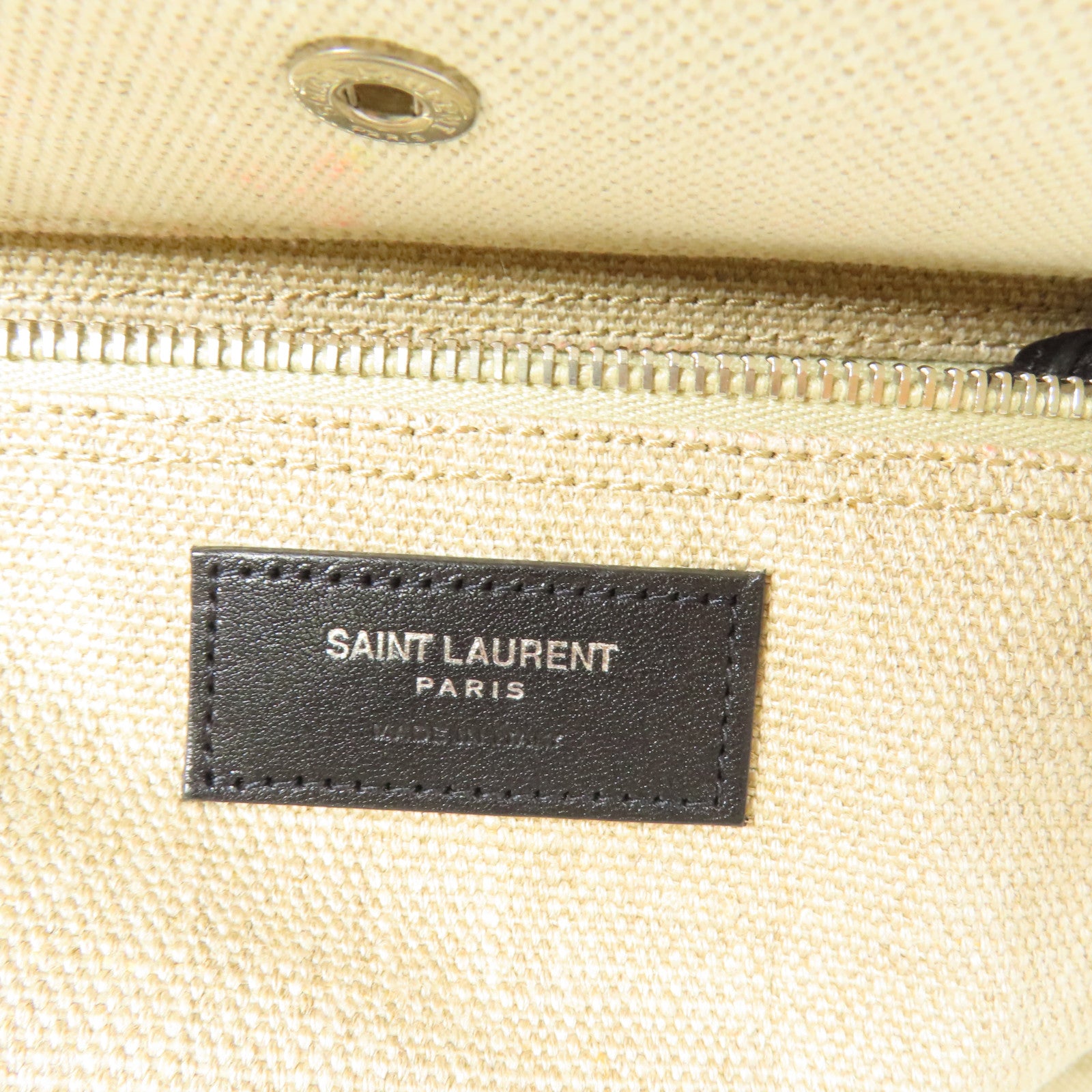 SAINT LAURENT 帆布Rive Gauche Tote手挽袋