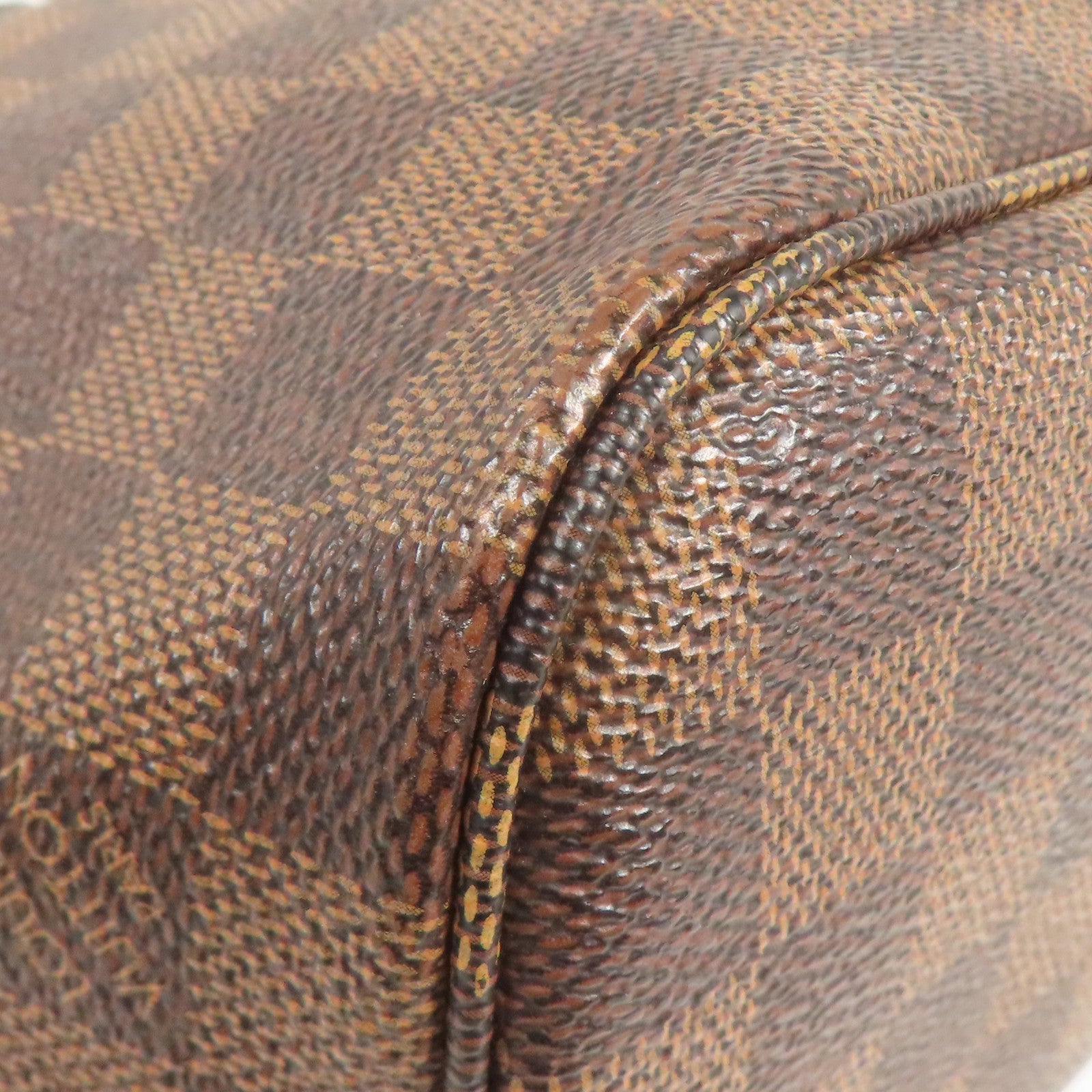 LOUIS VUITTON LV GHW Neverfull PM Tote Bag M40155 Damier Ebene Brown