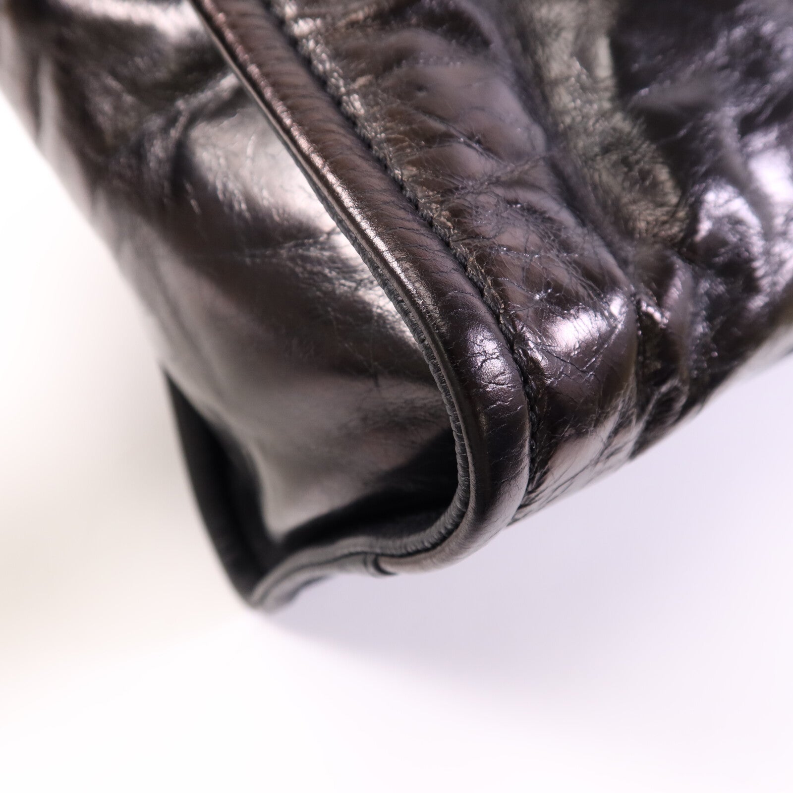 CHANEL 牛皮皮革Deauville Tote Bag銀扣手挽袋