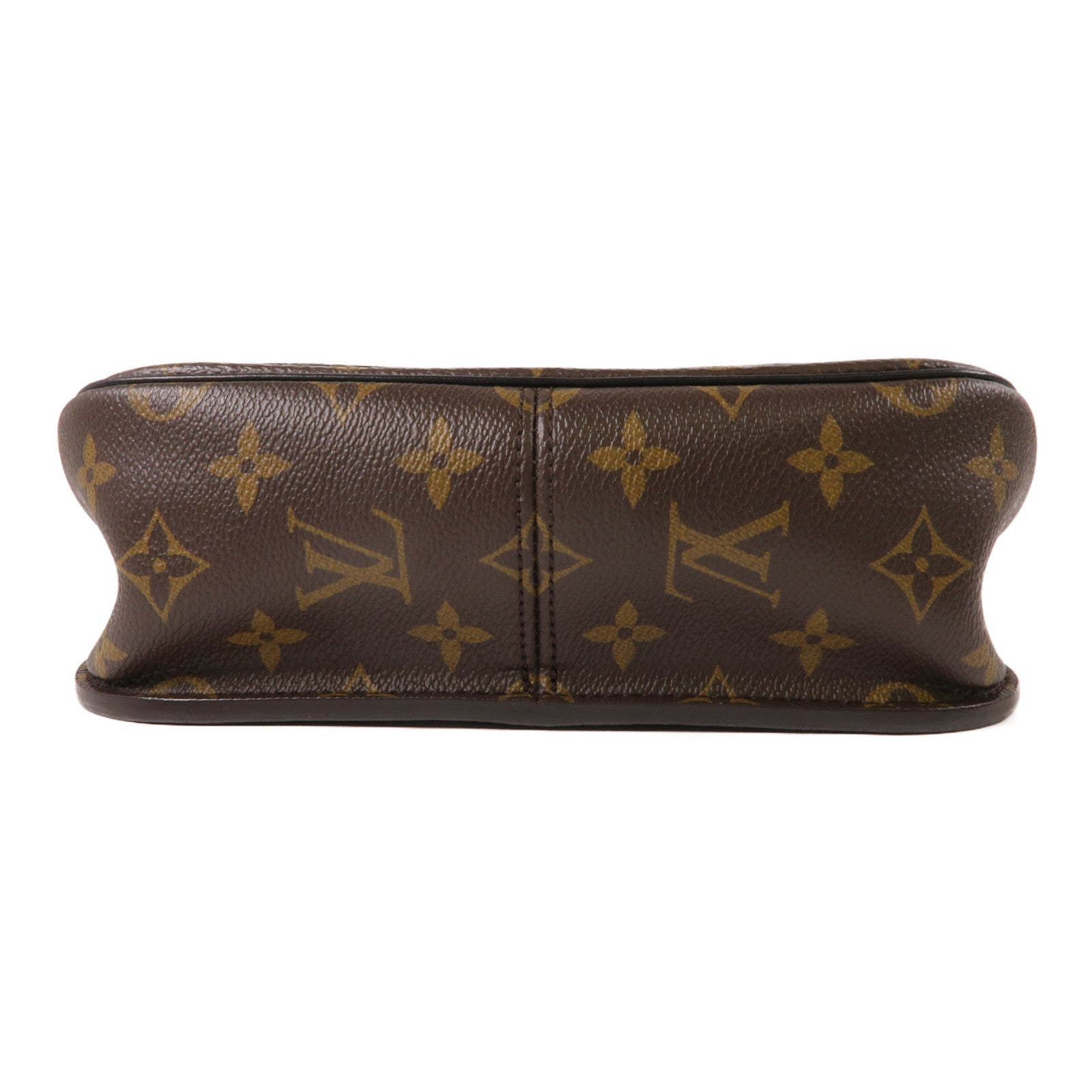 LOUIS VUITTON Monogram Passy金扣肩背袋棕色