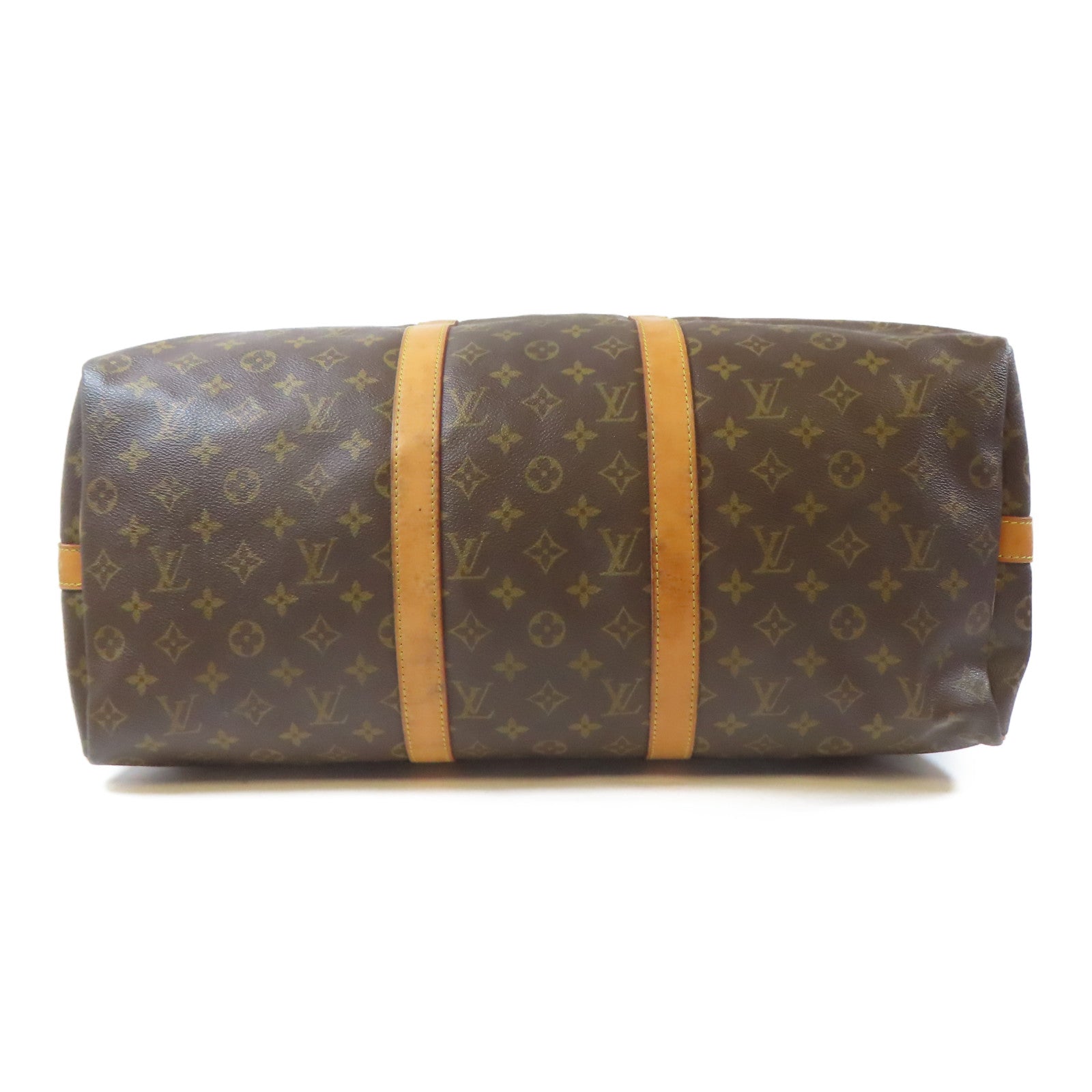 LOUIS VUITTON Monogram Keepall Bandouliere 50 Travel Bag金扣手挽肩背兩用袋啡色