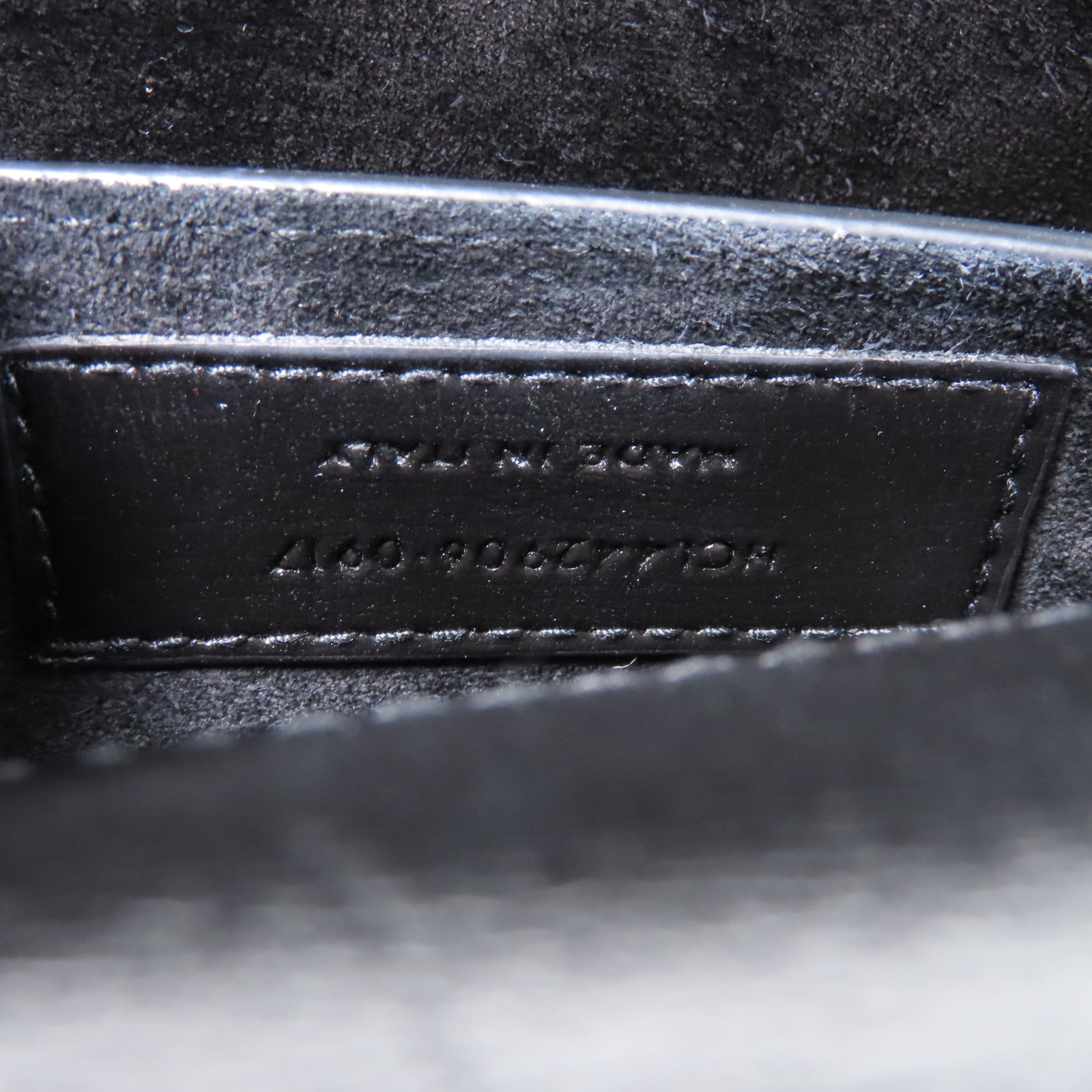SAINT LAURENT 牛皮皮革Sunset銀扣鏈帶肩背袋黑色
