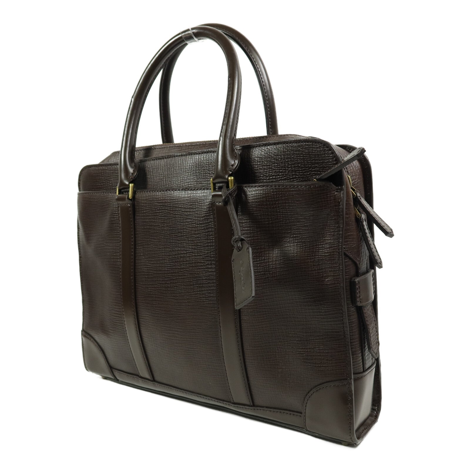 COACH 牛皮皮革Briefcase手挽袋