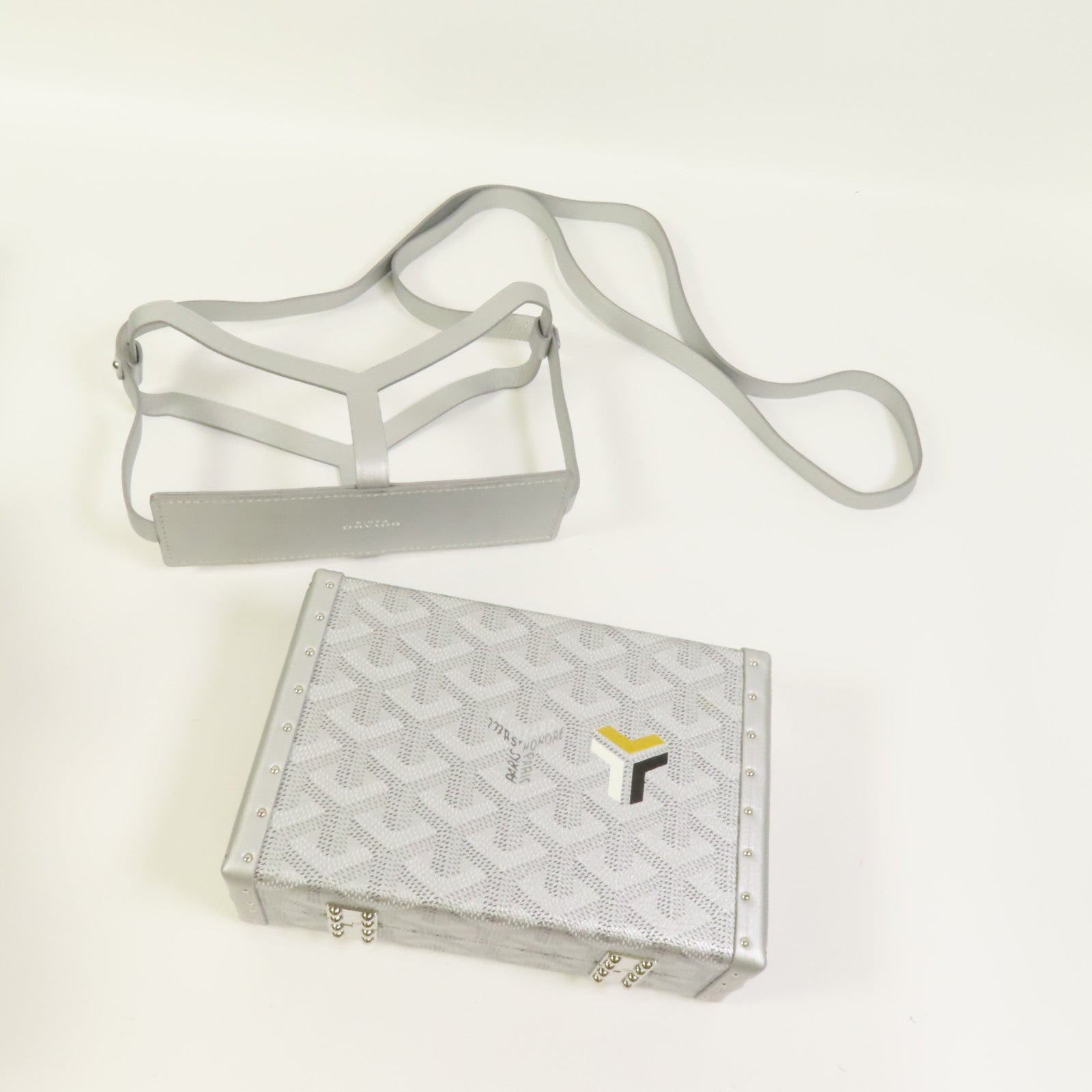 GOYARD 【激減優惠】塗層帆布Minaudiere Trunk肩背袋